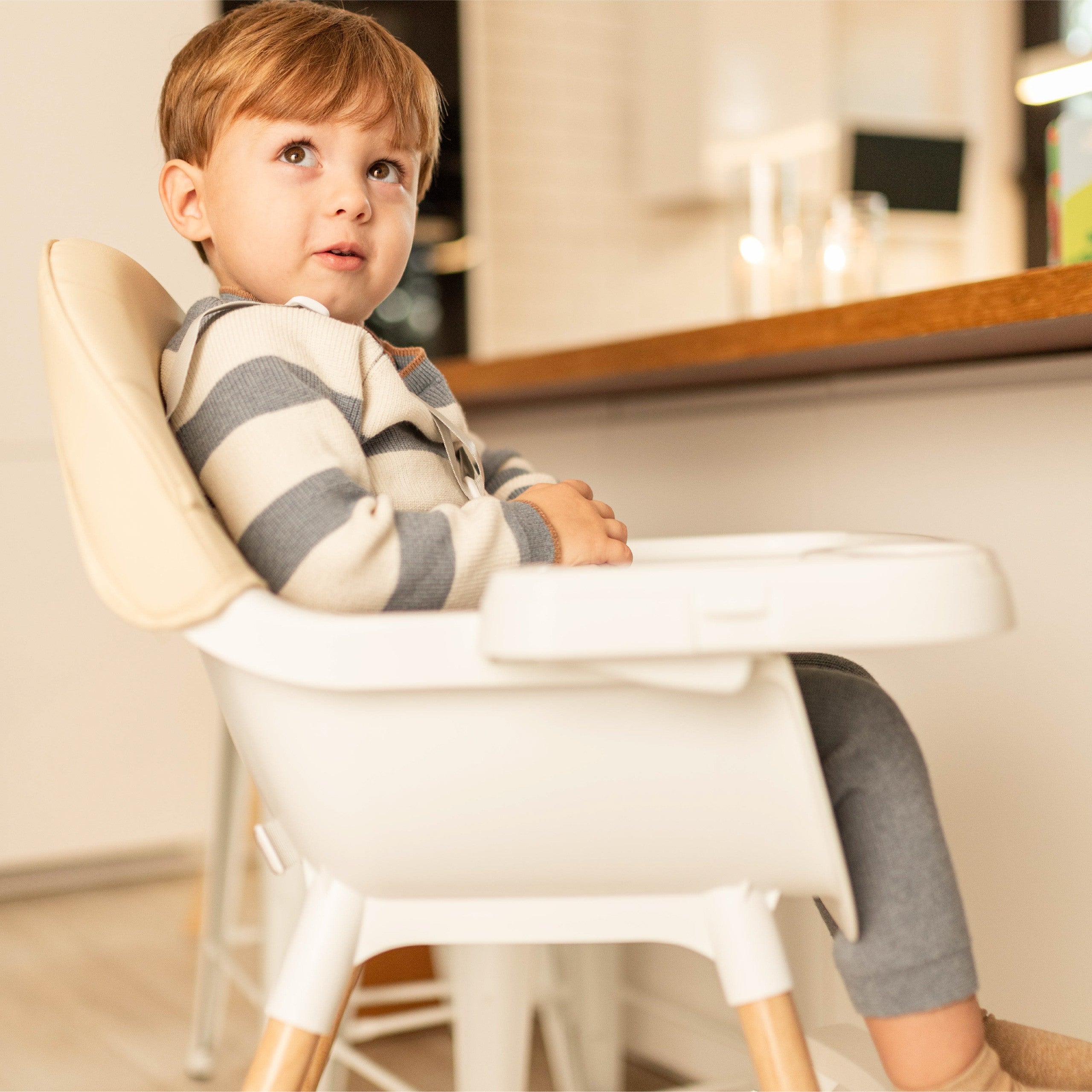 Jídelní židlička Tulano Morsel Beige