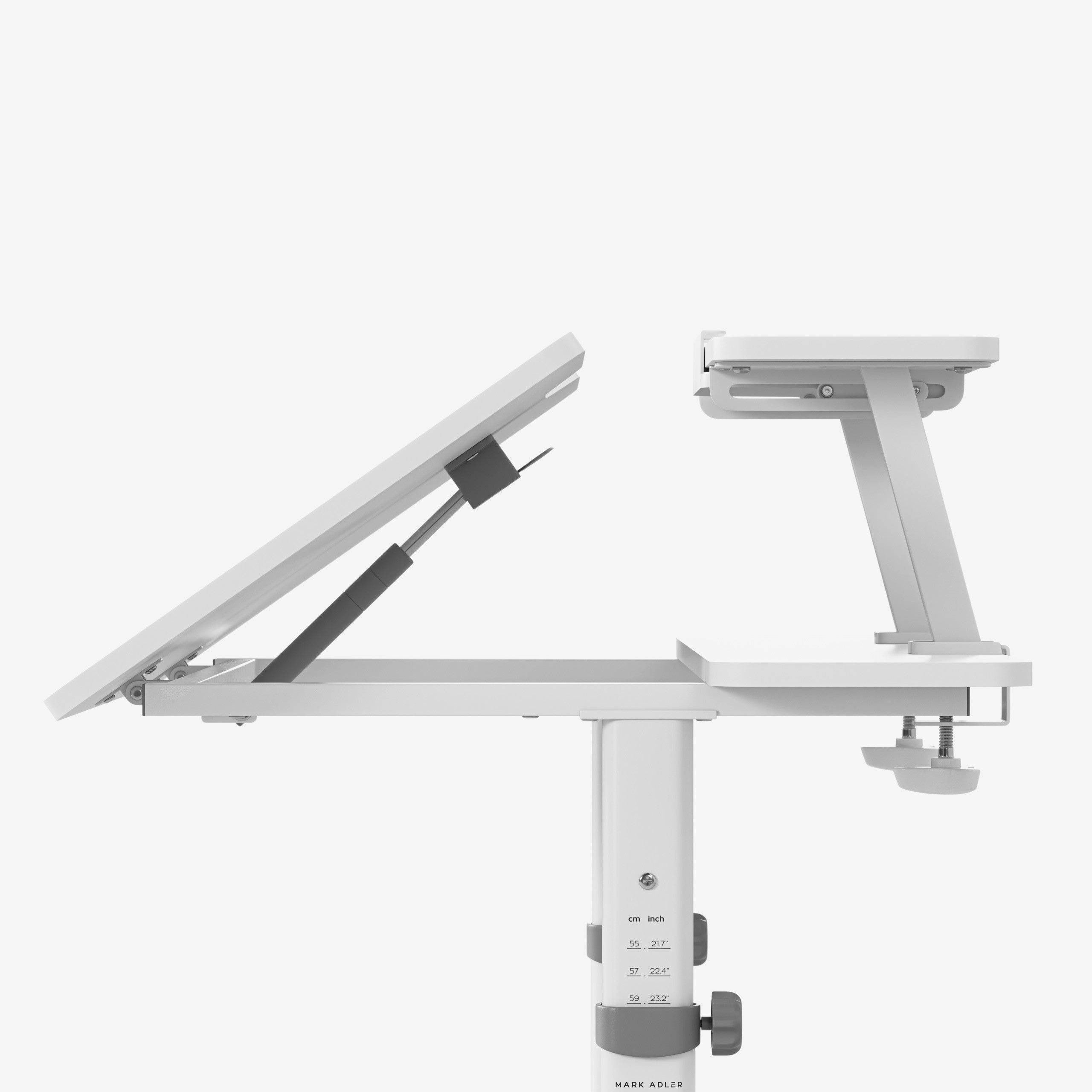 Dětský nastavitelný psací stůl Mark Adler Study 3.7 šedý 90 cm