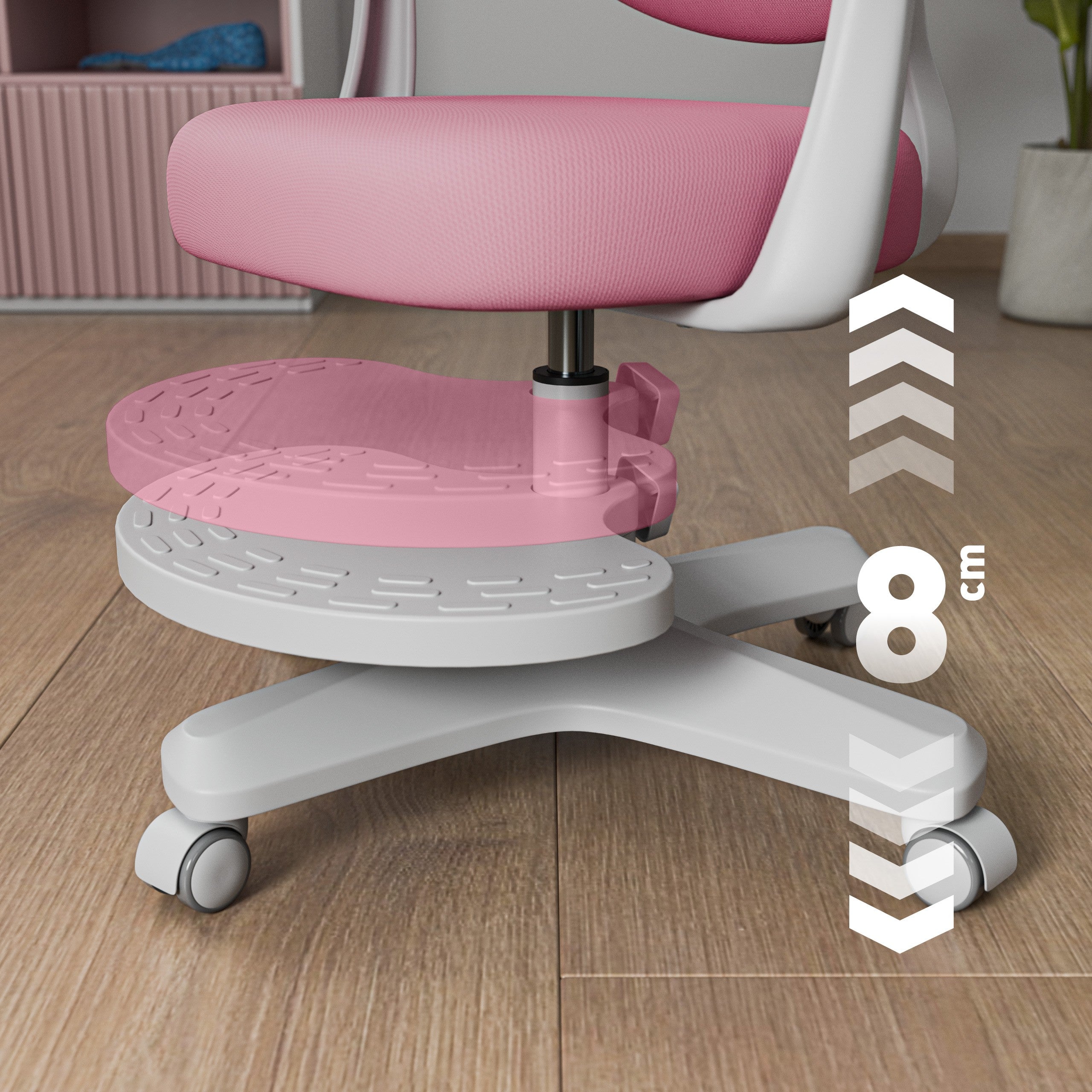 Ergonomická židle pro děti Mark Adler Junior 4.6 Pink