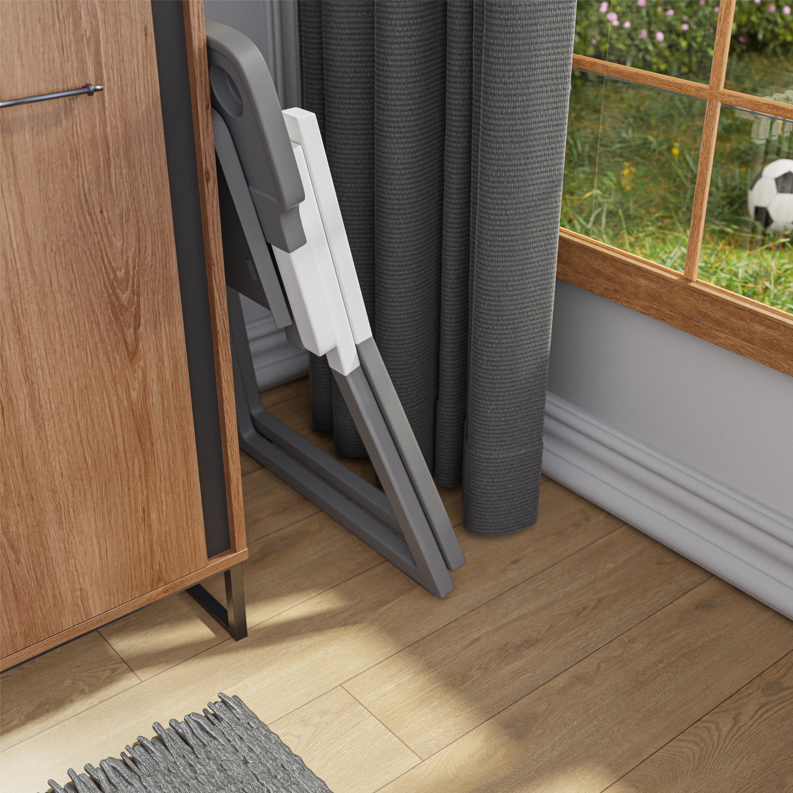 Jídelní židlička plastová Tulano Morsel 25 Grey White