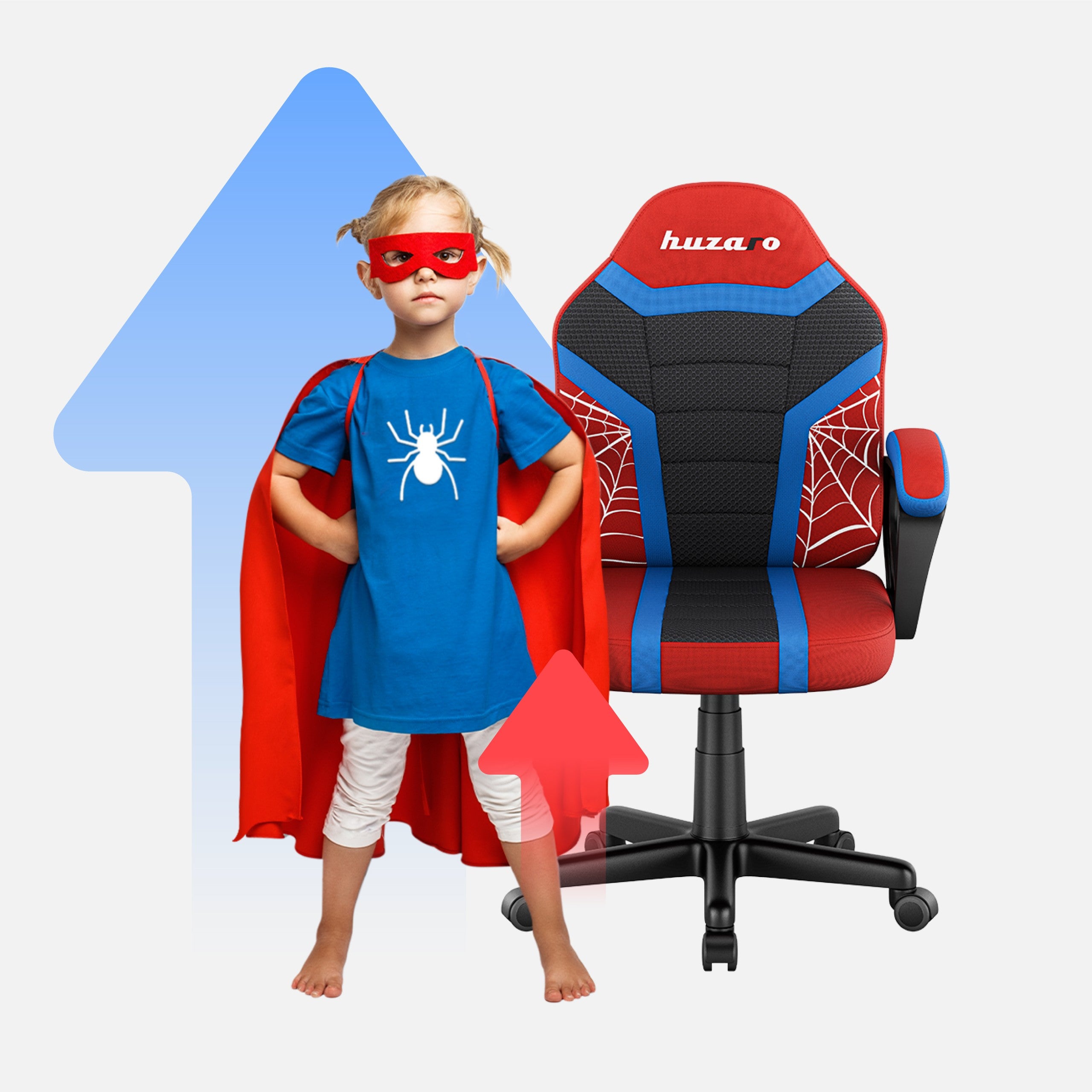 Dětské herní křeslo Huzaro Ranger 1.0 Spider Mesh