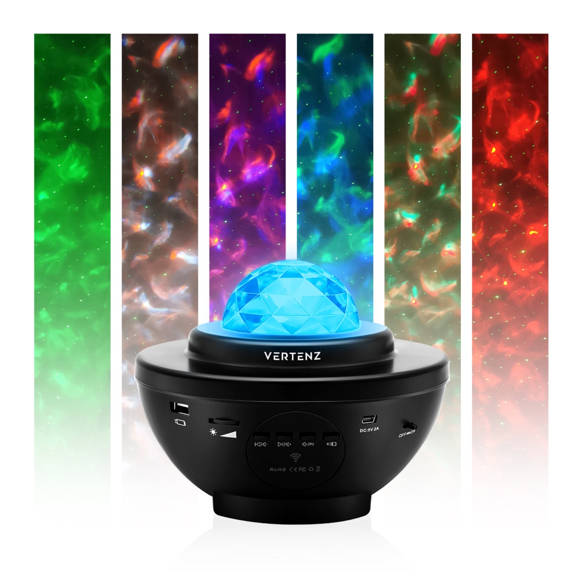 Projektor hvězd VERTENZ Magic 10 Black