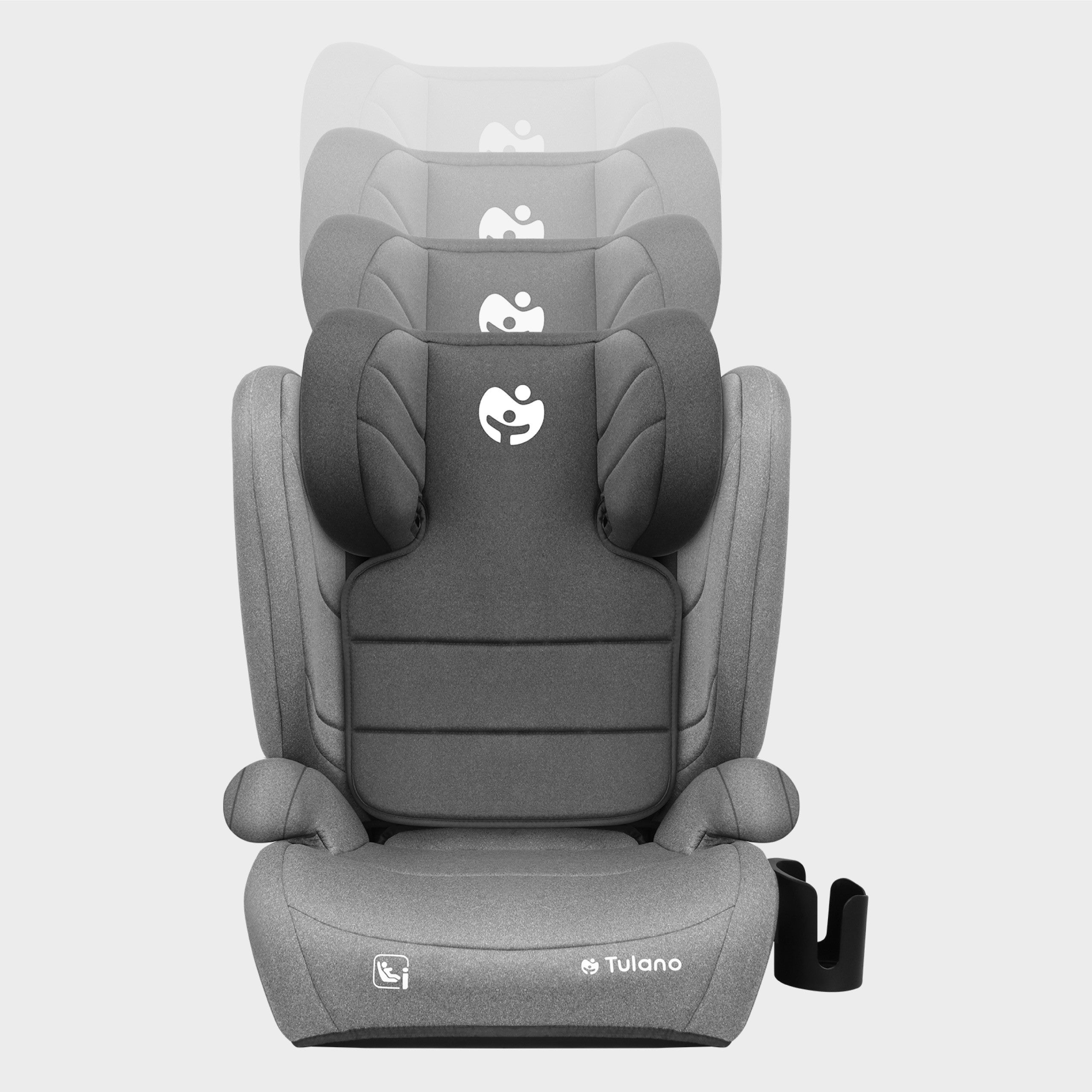 Autosedačka Tulano Joy 35 Grey ISOFIX 100-150cm I-Size