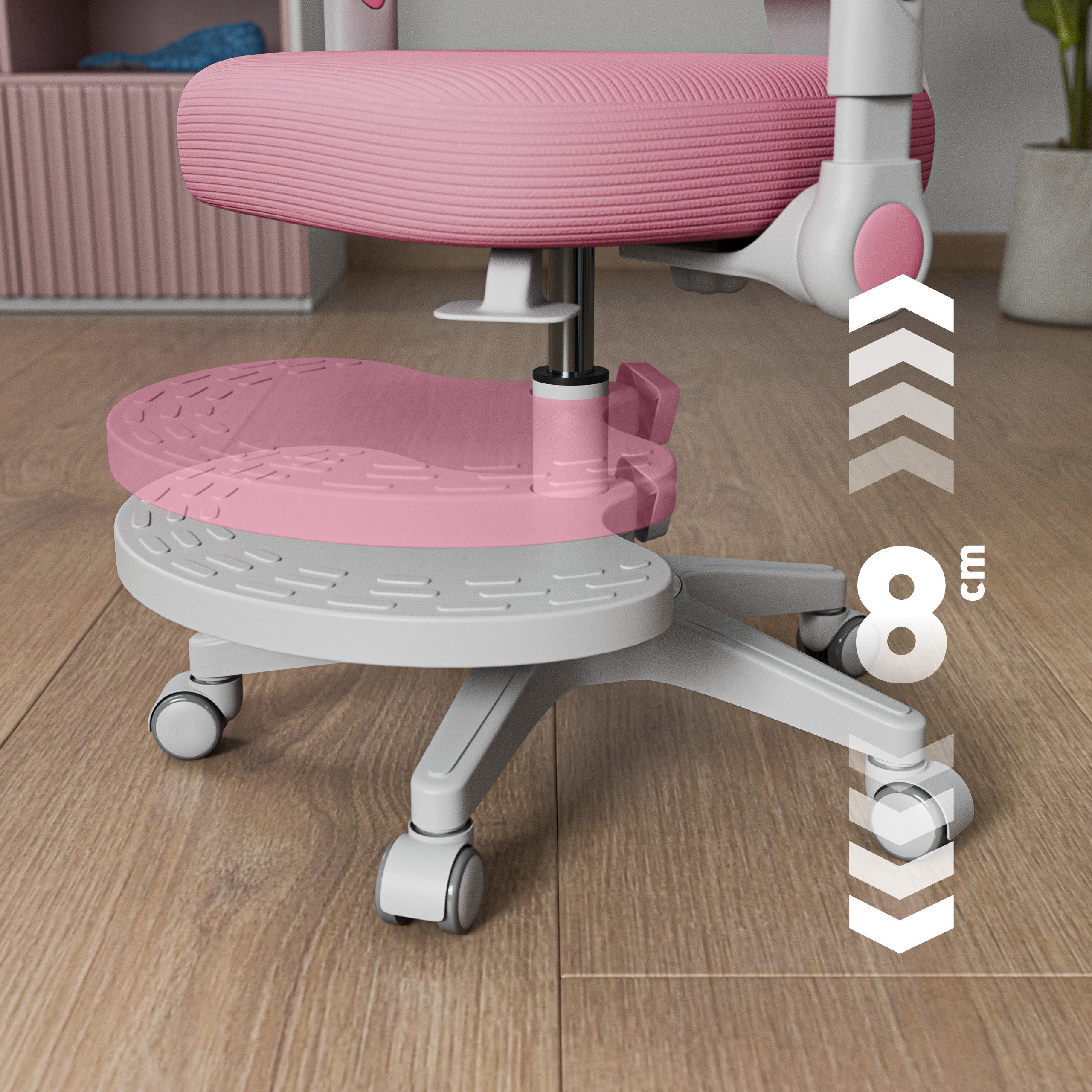 Dětské nastavitelné křeslo Mark Adler Junior 5.0 Pink