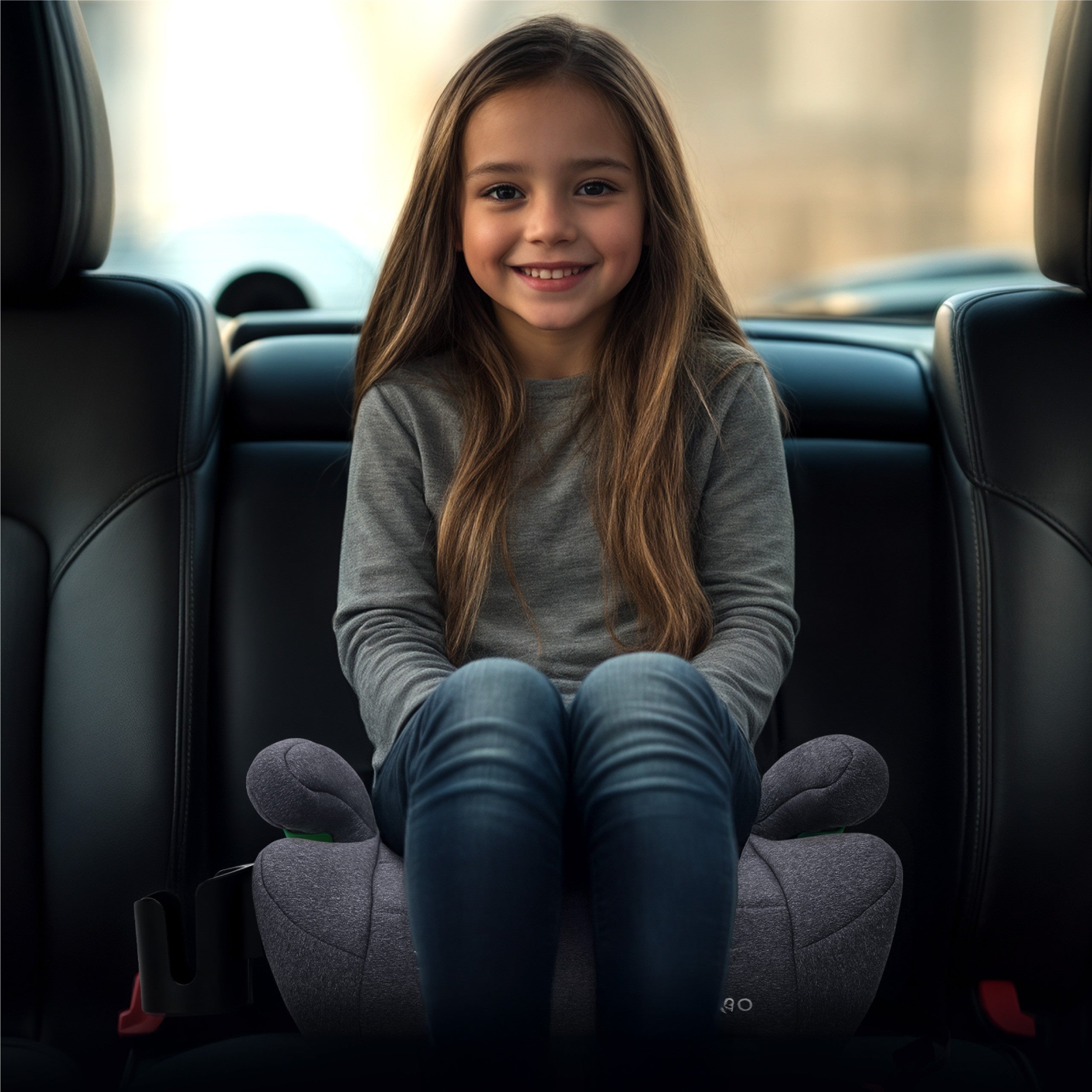 Autosedačka podsedák Tulano Cabby 25 Grey 125 -150cm I-Size