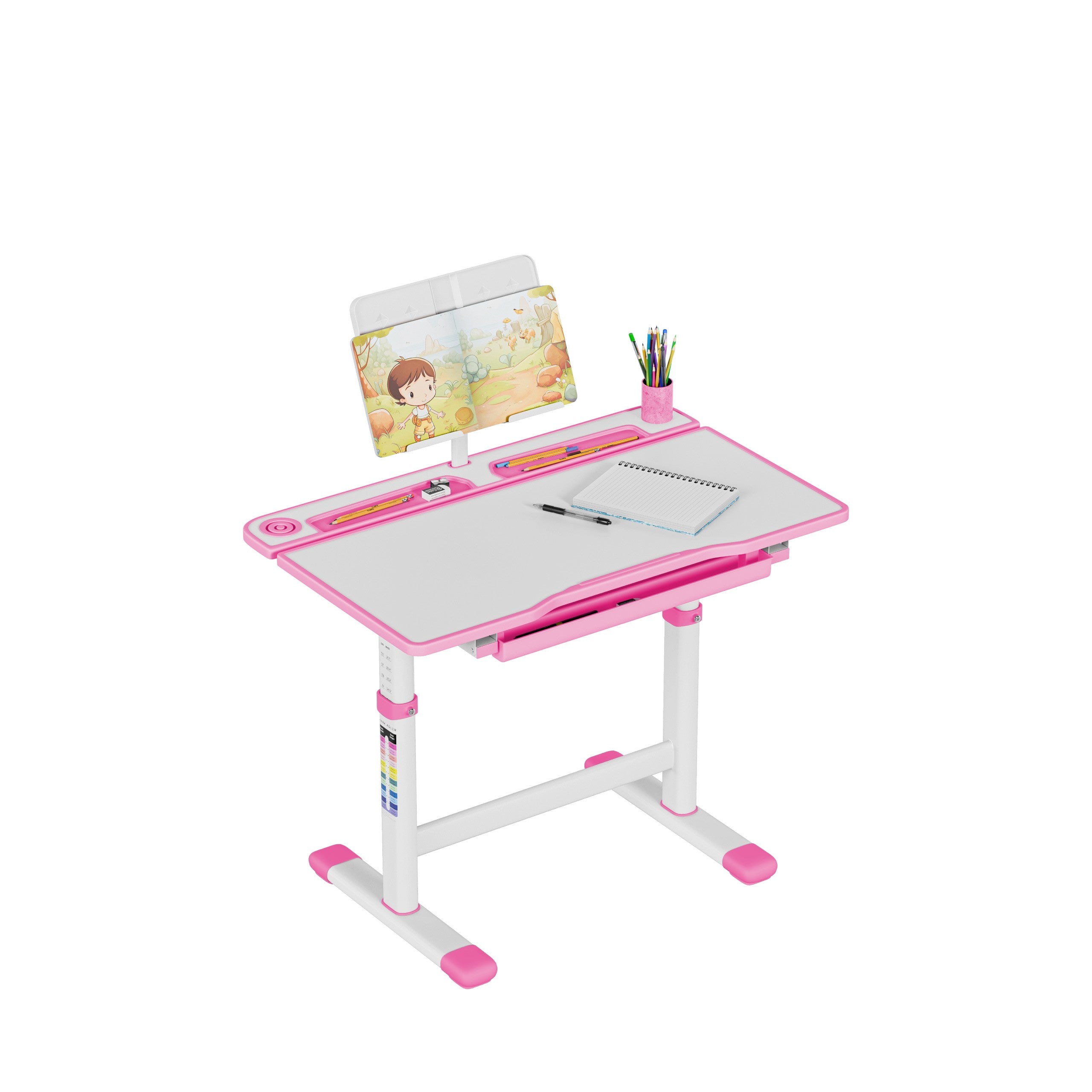 Ergonomický dětský stůl Mark Adler Study 3.0 Pink 66 cm