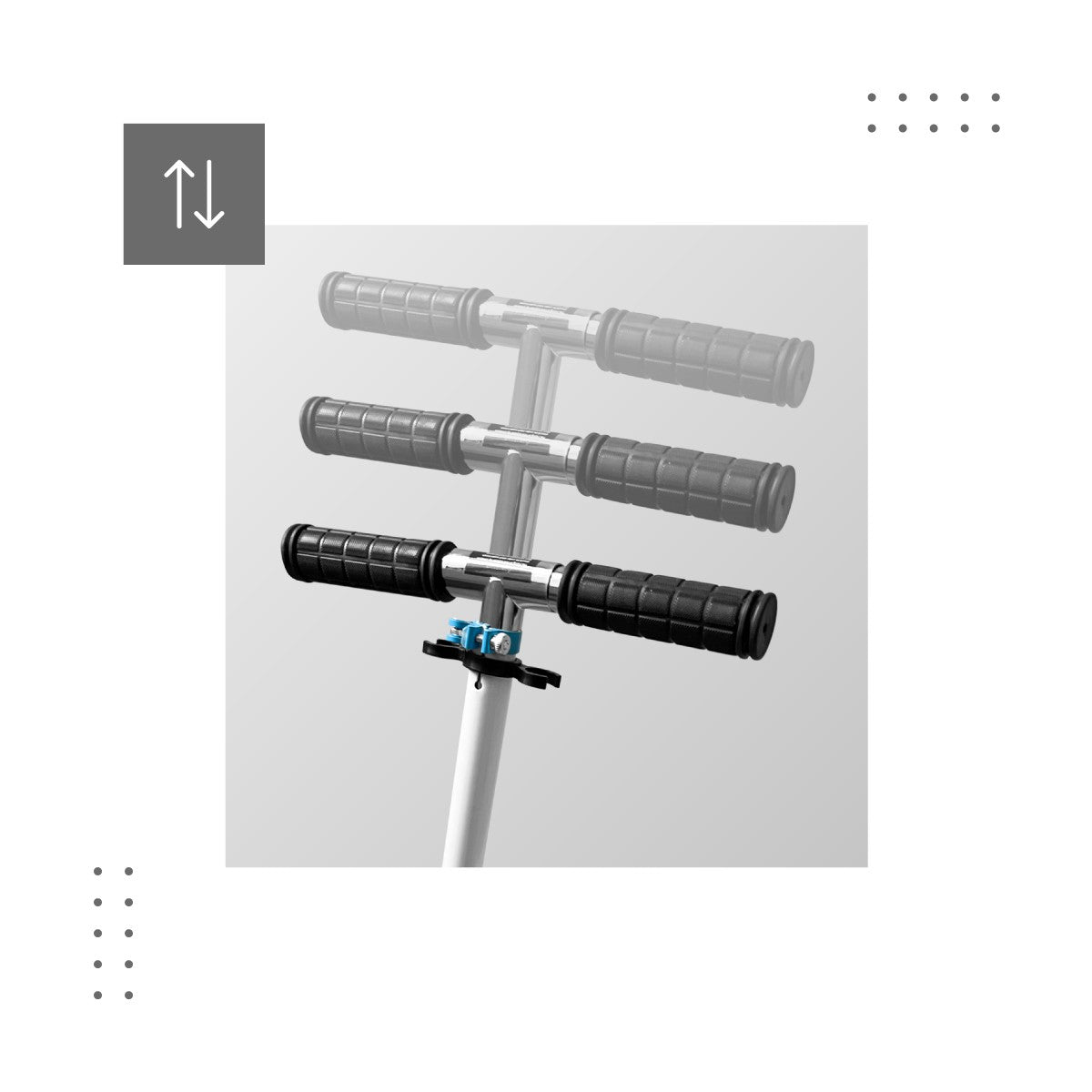 Koloběžka LED Tulano Rookie 40 White