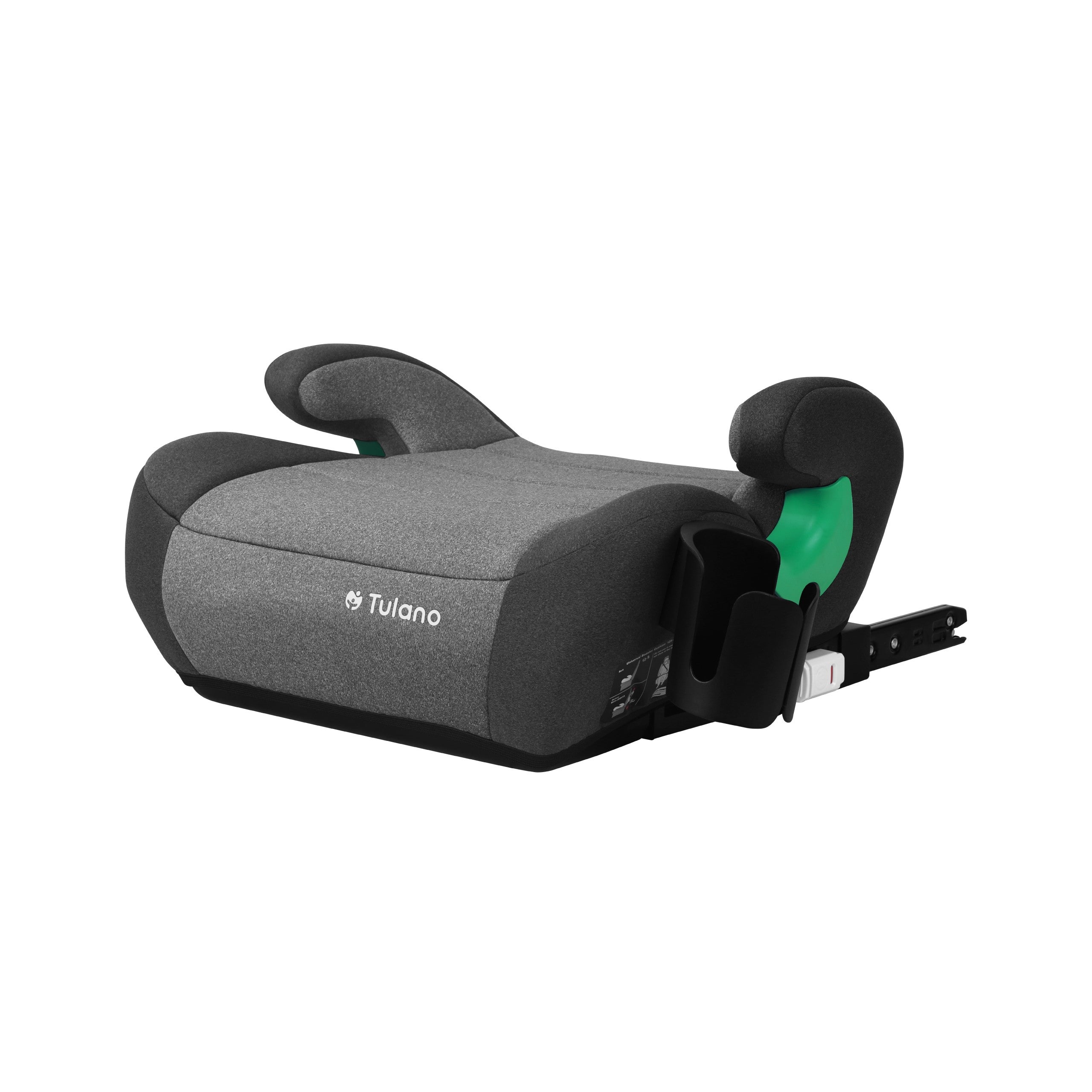 Autosedačka podsedák Tulano Cabby 35 Grey ISOFIX 125-150cm I-Size