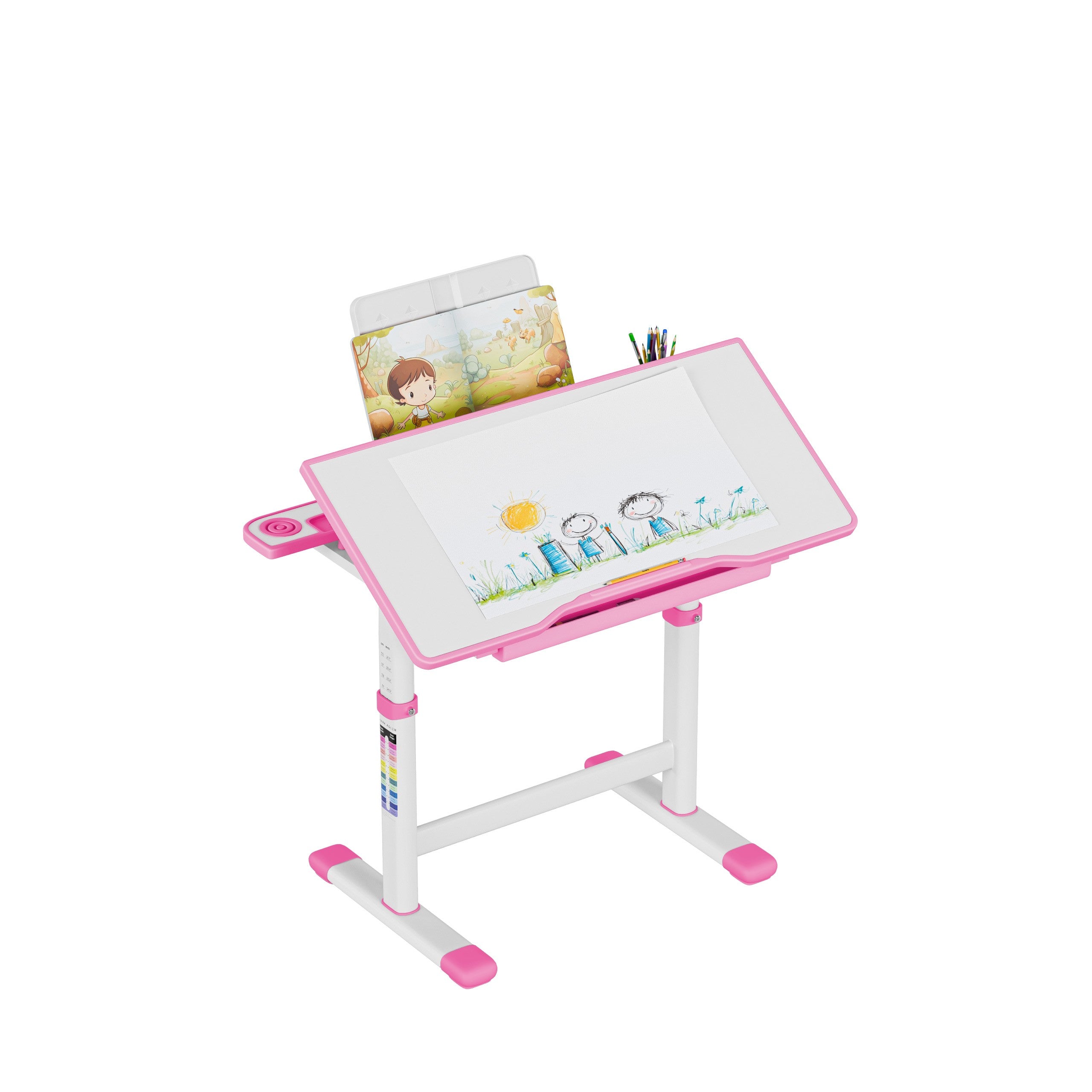 Ergonomický dětský stůl Mark Adler Study 3.0 Pink 66 cm