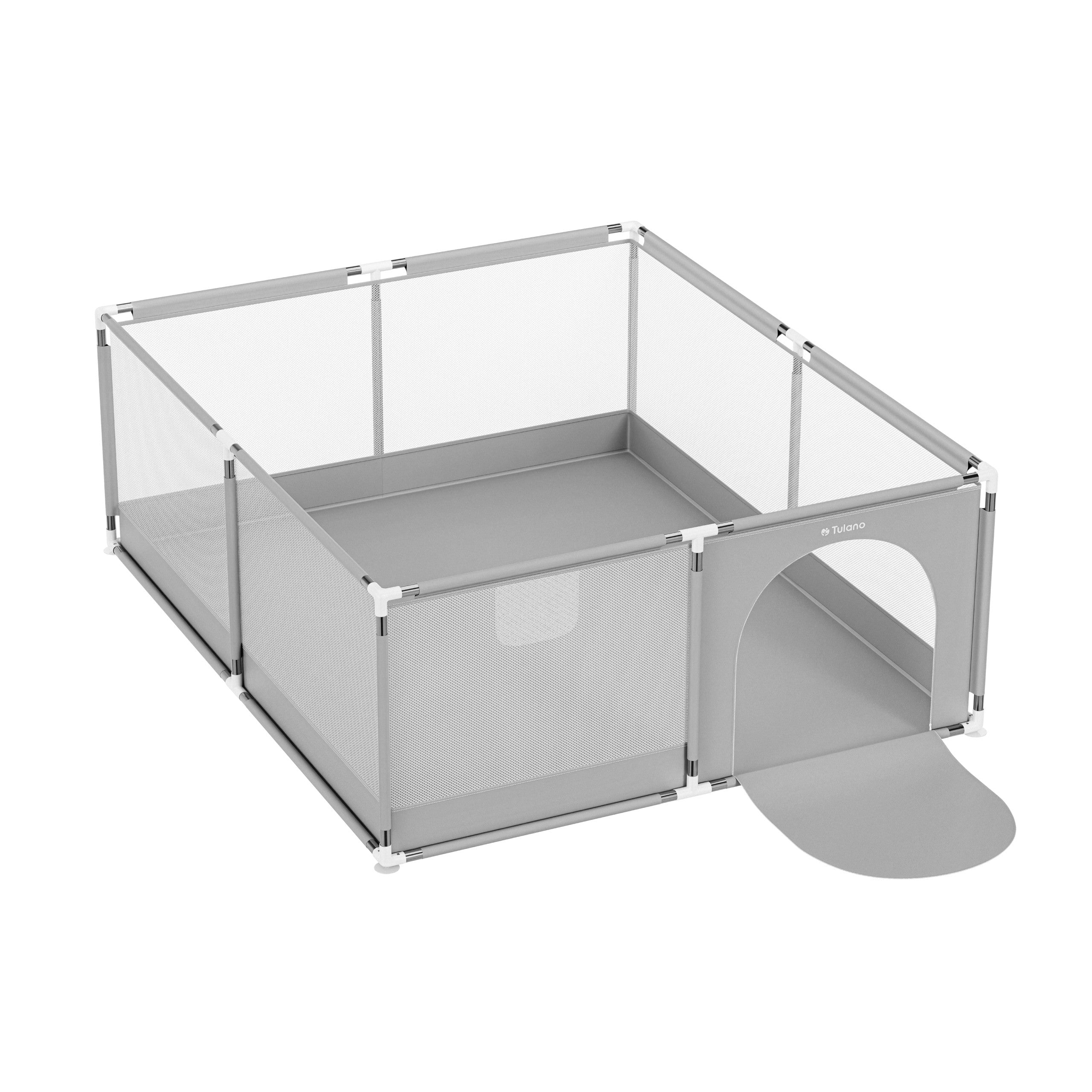 OUTLET Dětská ohrádka TULANO Cozy 25 Grey - 150 cm