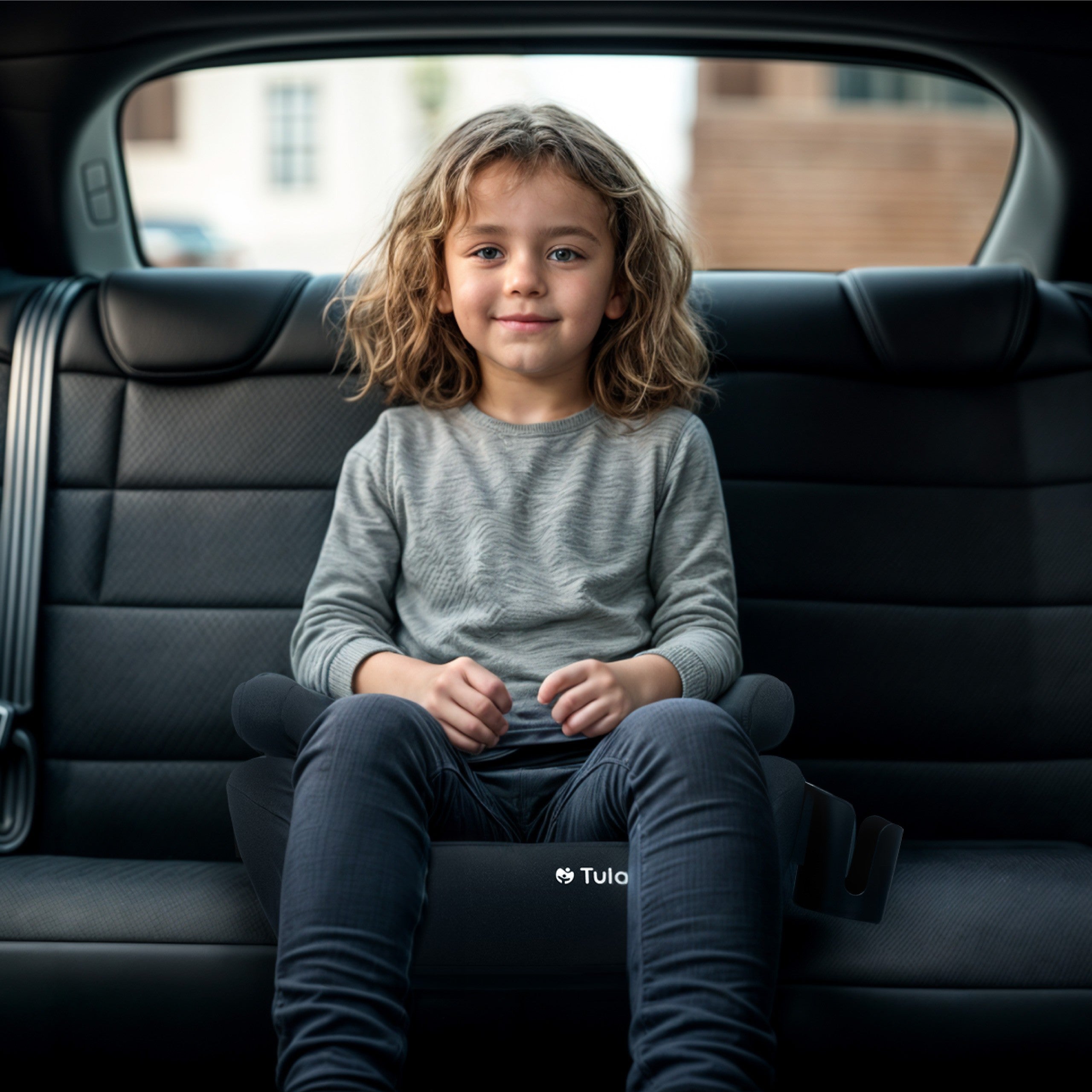 Autosedačka podsedák Tulano Cabby 35 Black ISOFIX 125-150cm I-Size