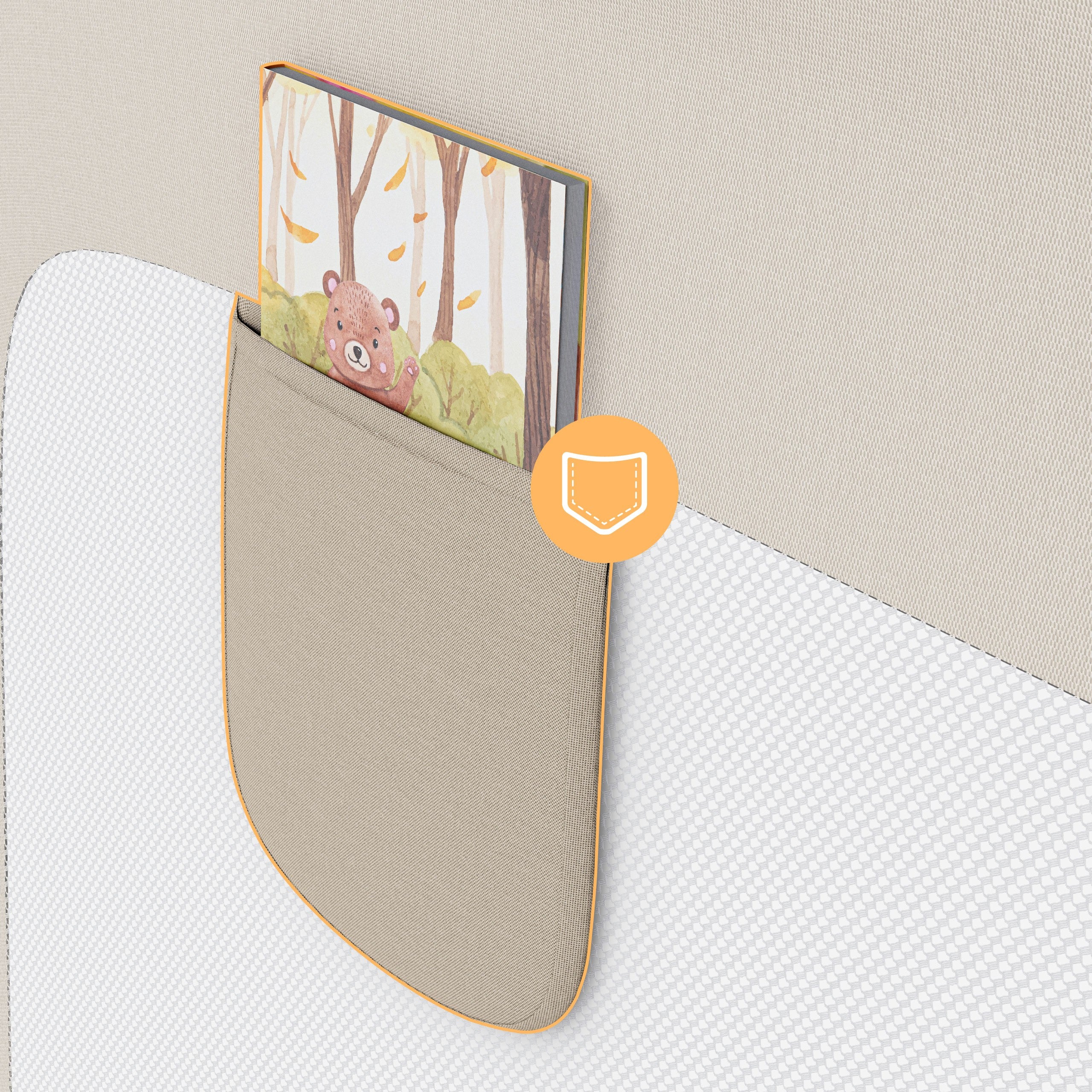 Ochranná zábrana k posteli 200 cm Tulano Cover 30 Beige