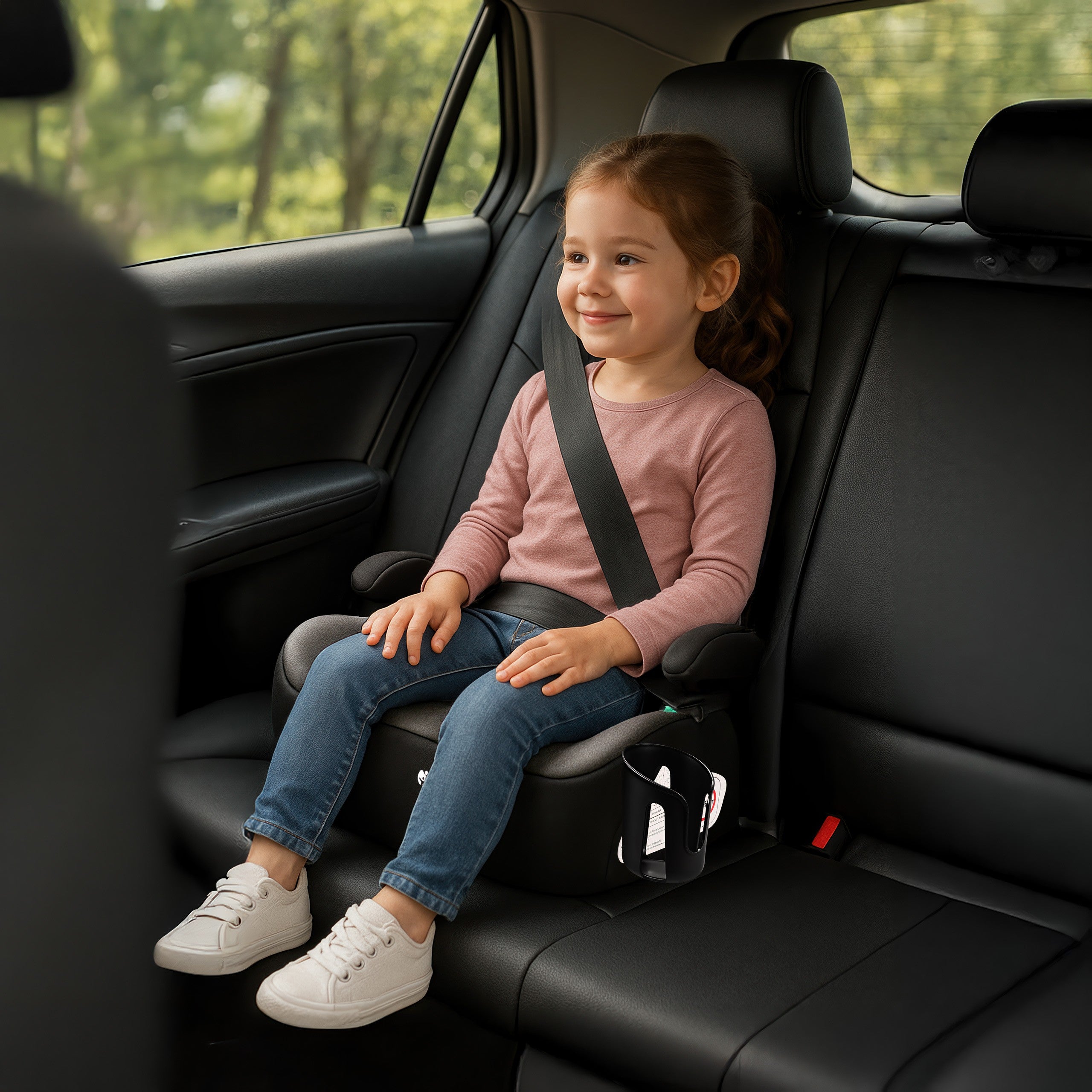 Autosedačka podsedák Tulano Cabby 20 Grey 125-150cm I-Size