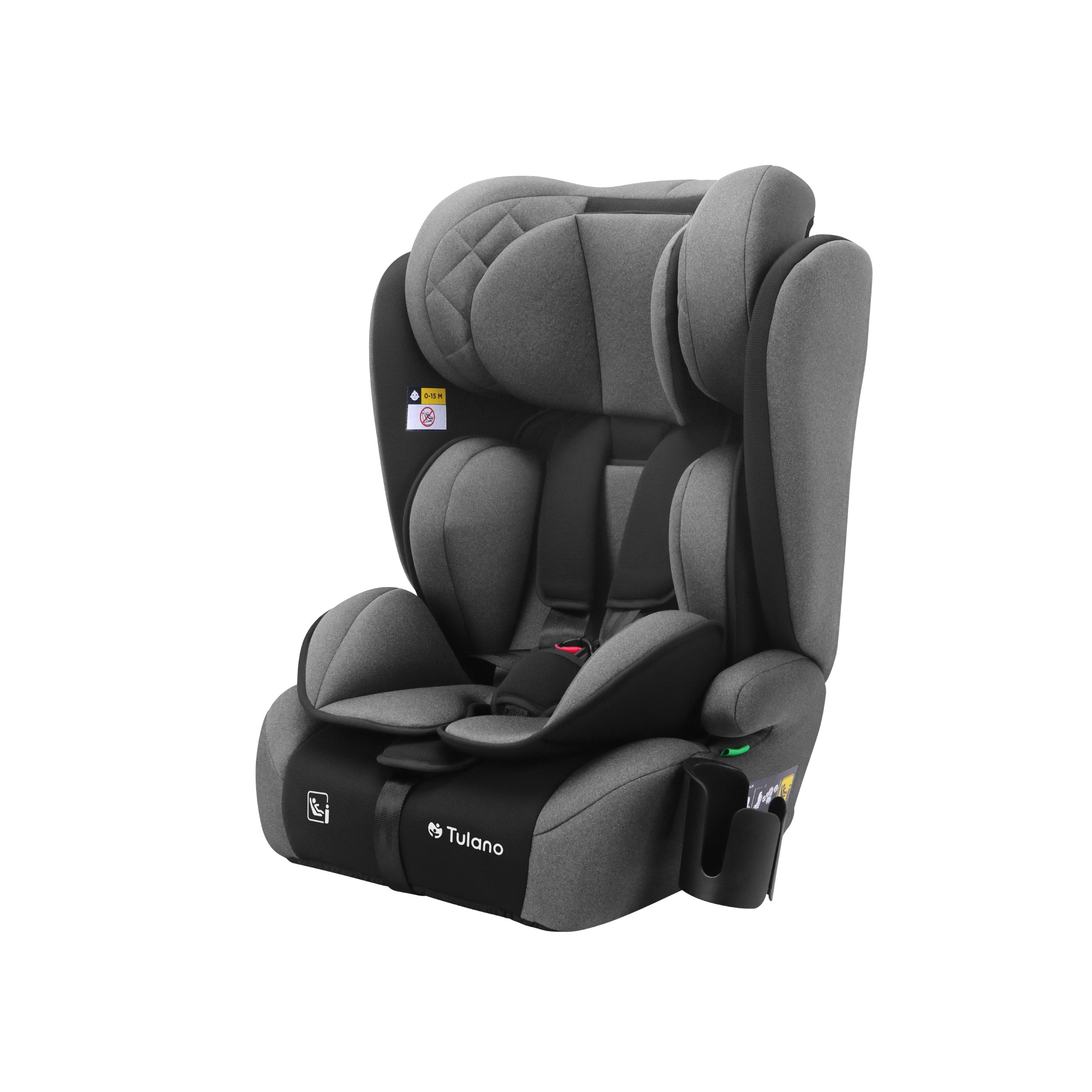 Autosedačka Tulano Zooma 25 Grey - Black 76 -150cm I-Size