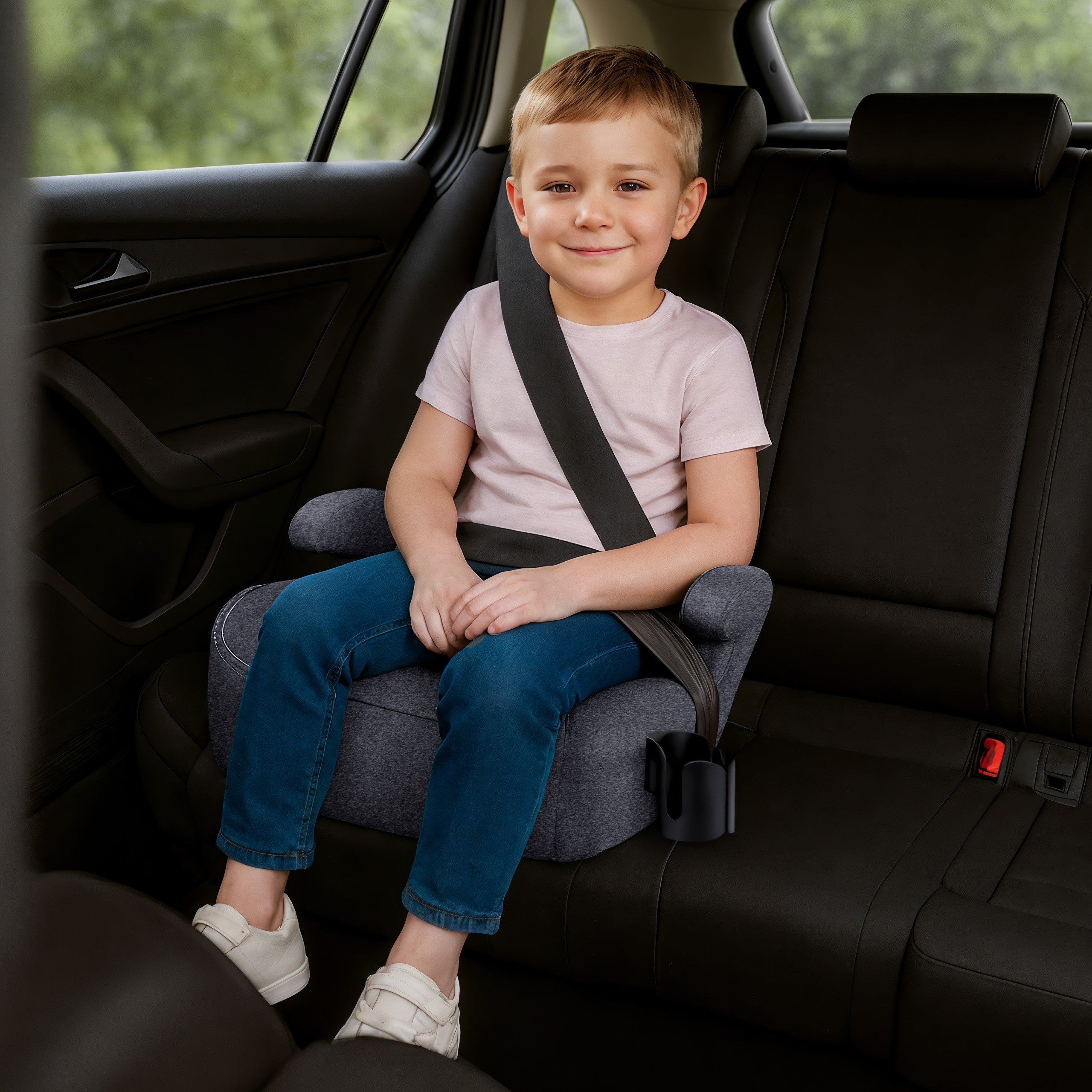 Autosedačka podsedák Tulano Cabby 25 Grey 125 -150cm I-Size