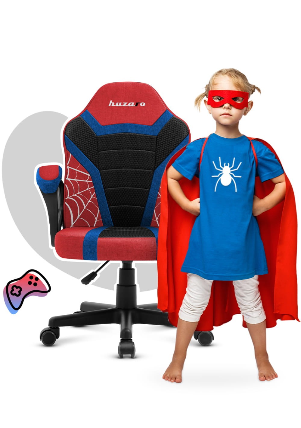 Dětské herní křeslo Huzaro Ranger 1.0 Spider Mesh