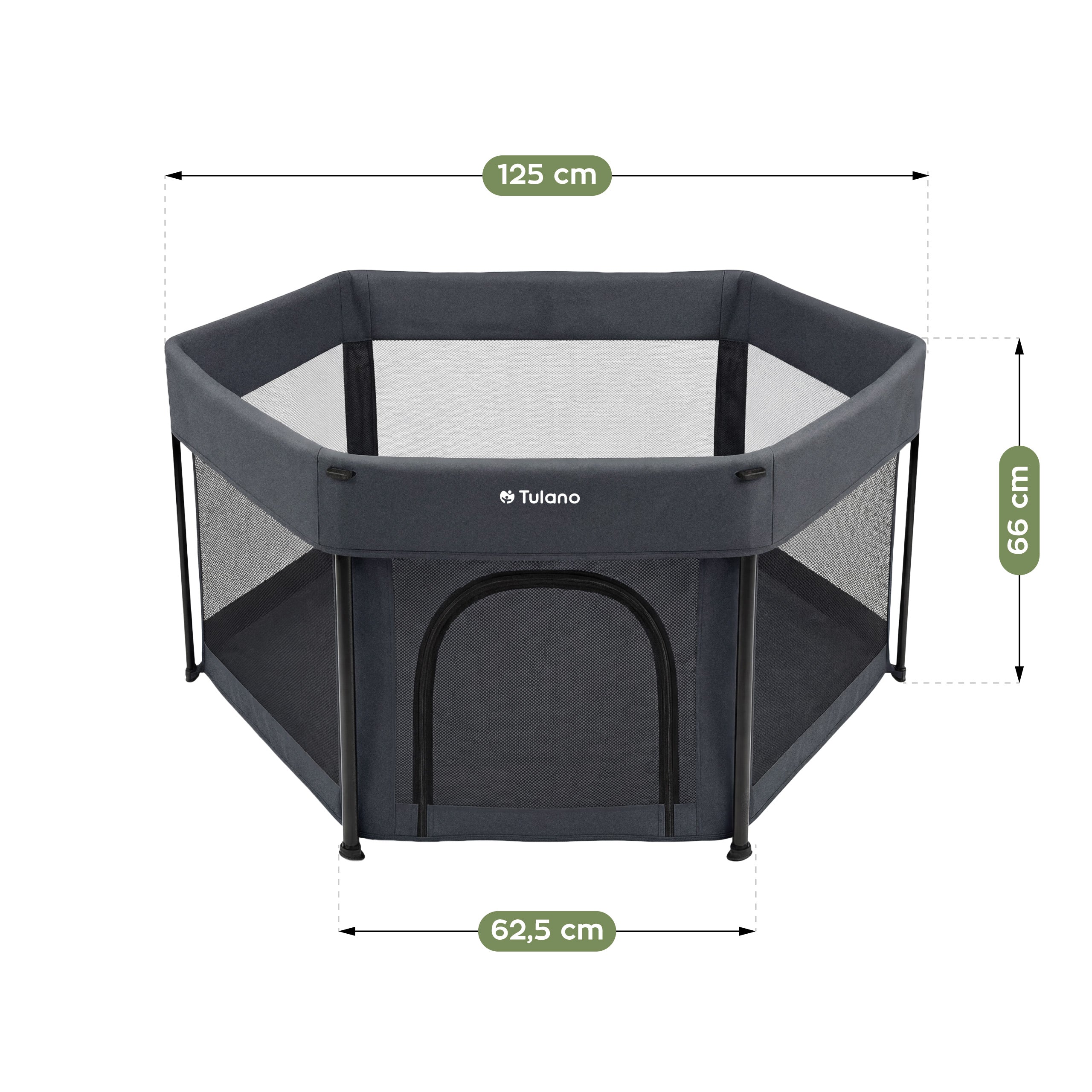 Cestovní postýlka Tulano Cozy 30 Graphite