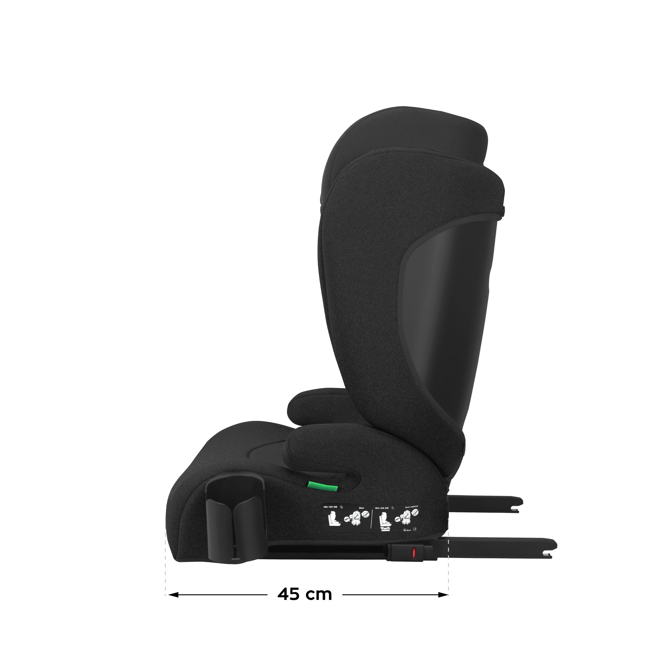 Autosedačka Tulano Joy 35 Black ISOFIX 100-150cm I-Size