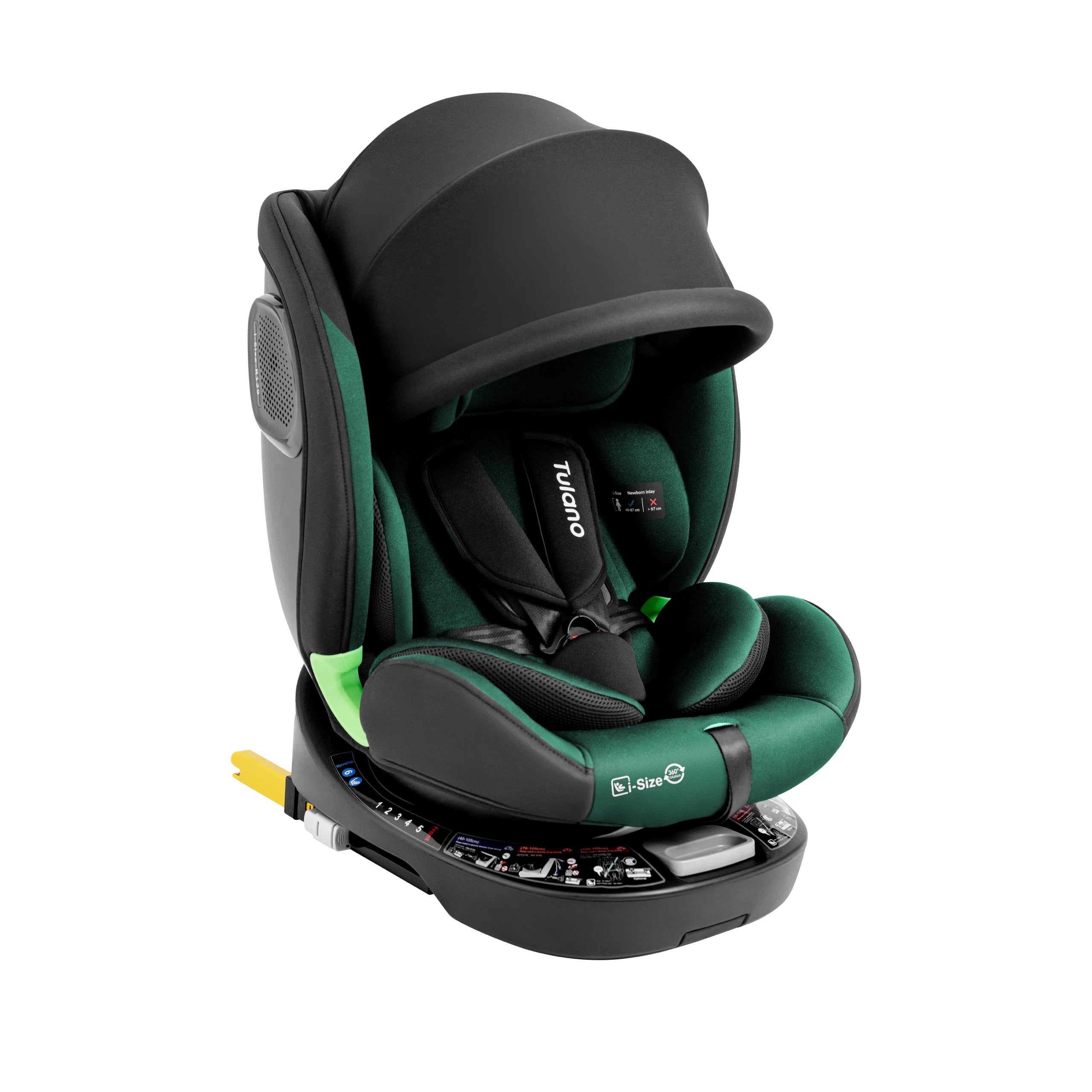 Otočná autosedačka Tulano Loom 35 Black Green