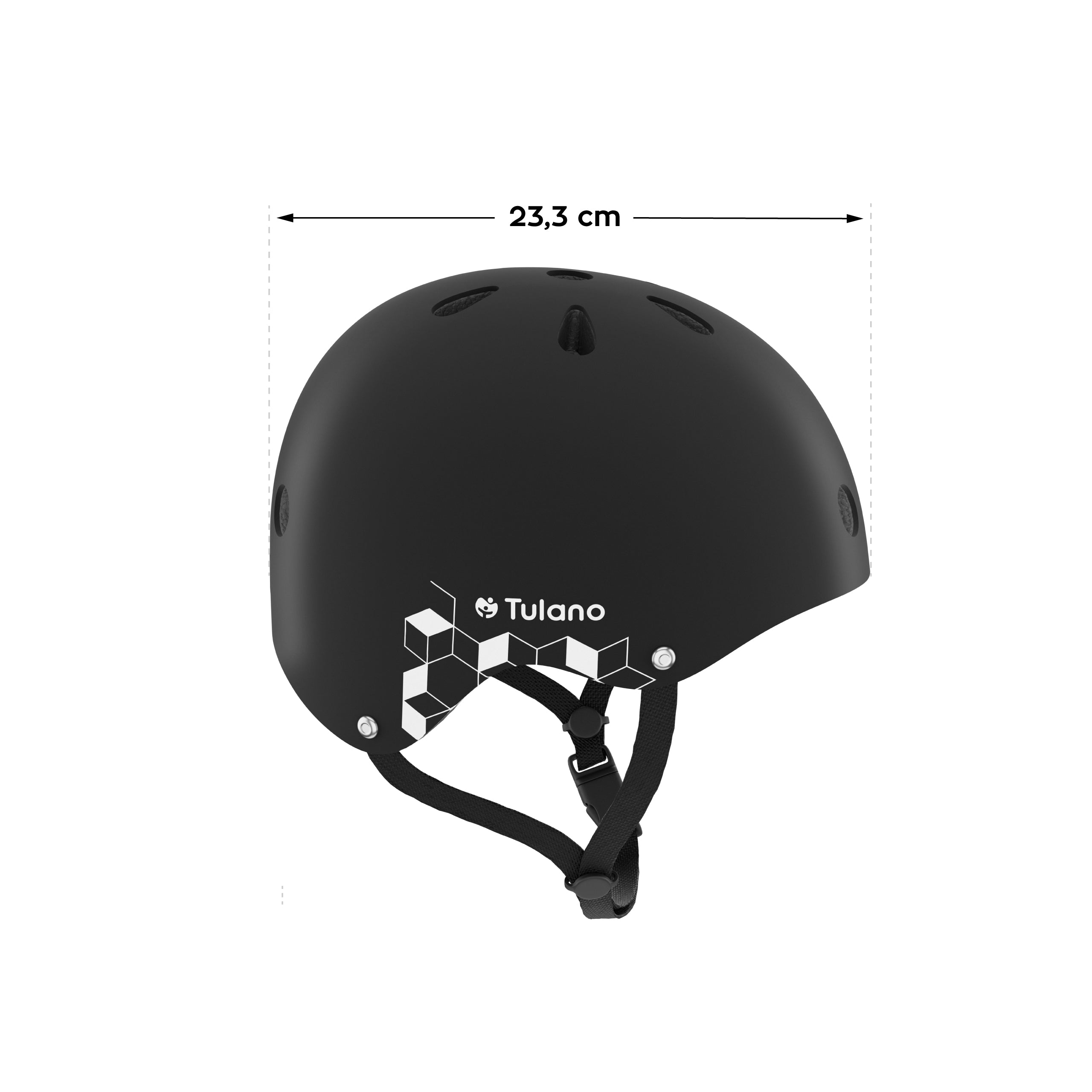 Dětská přilba Tulano Turtle 35 Black