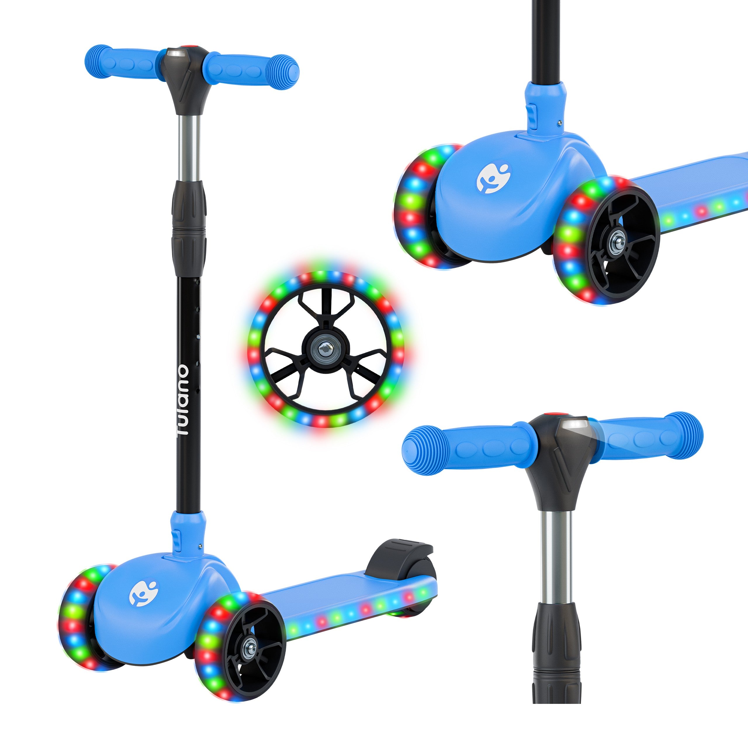 Dětská balanční koloběžka LED Rookie 15 Blue