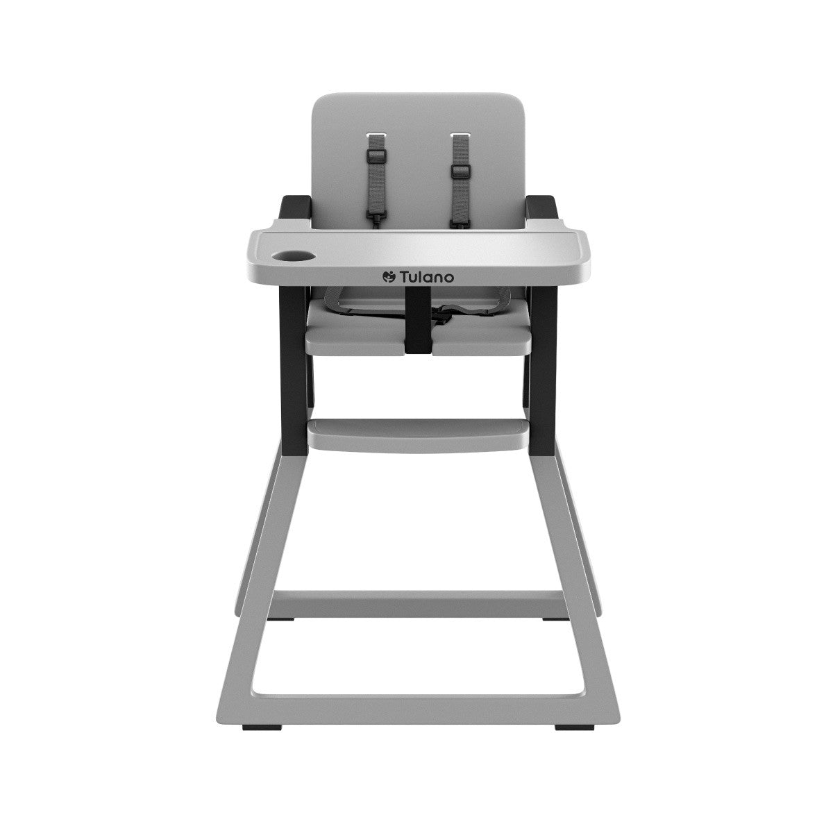 Plastová jídelní židlička Tulano Morsel 25 Grey Black