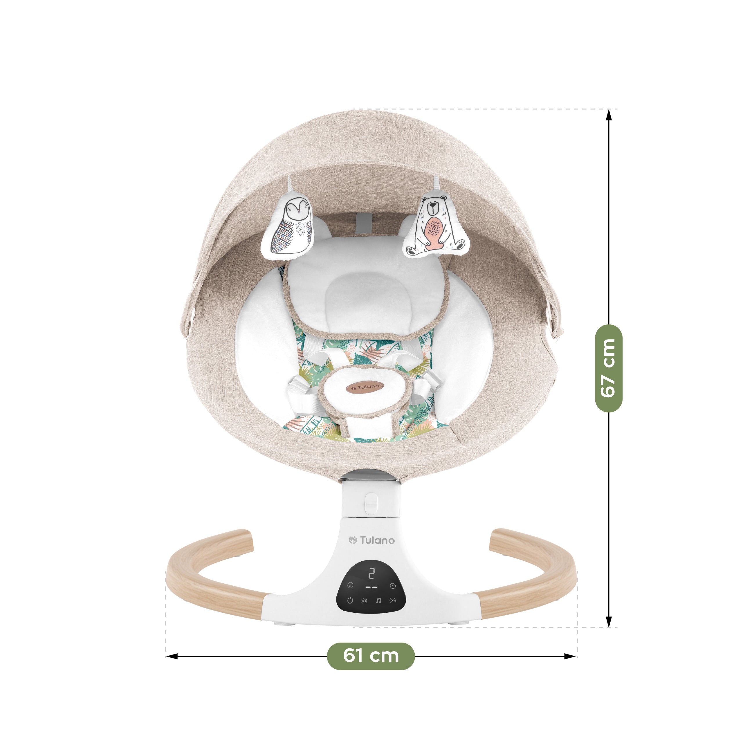 Elektronické lehátko Tulano Astrid 35 Beige