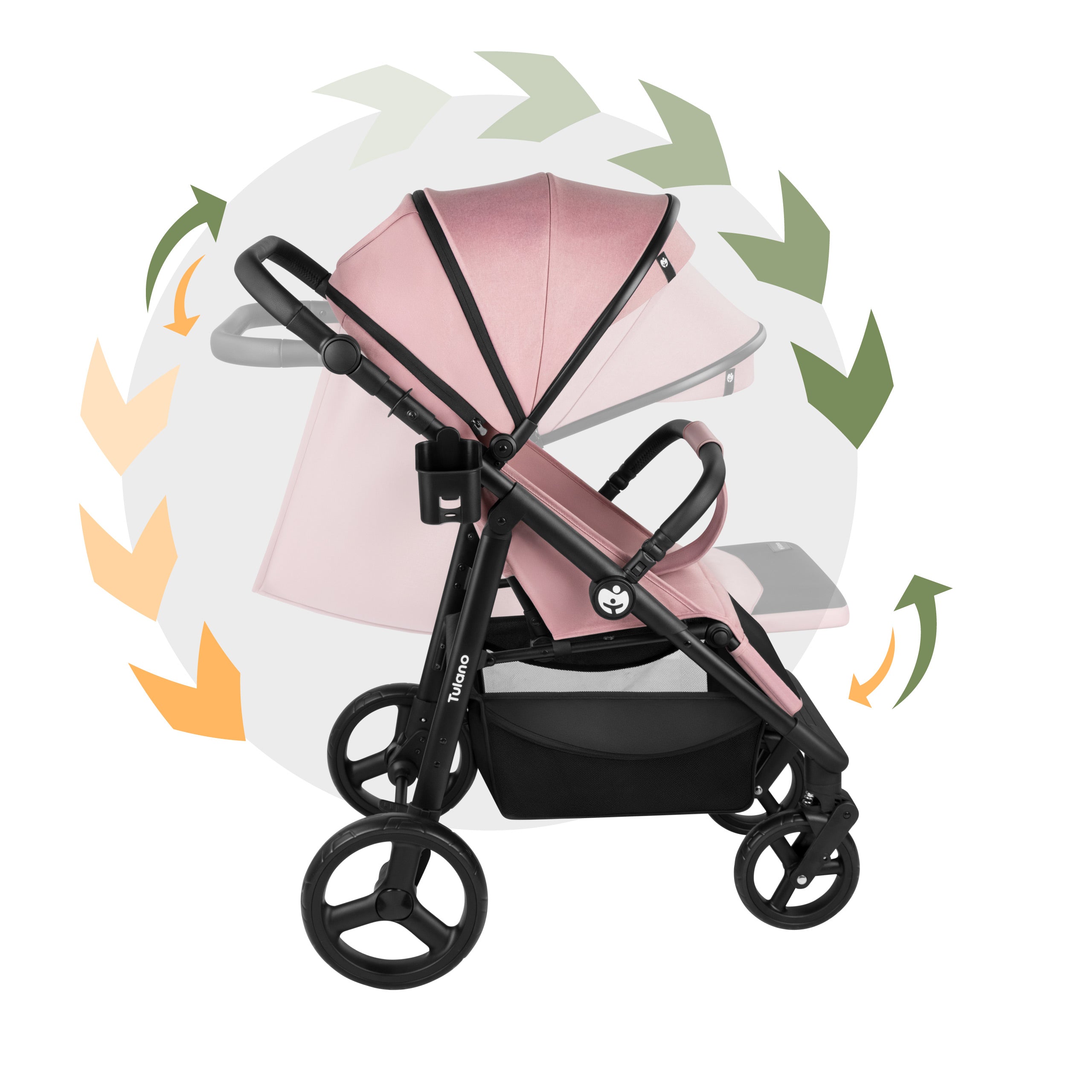 Kočárek s dekou Tulano Avignon 35 Pink