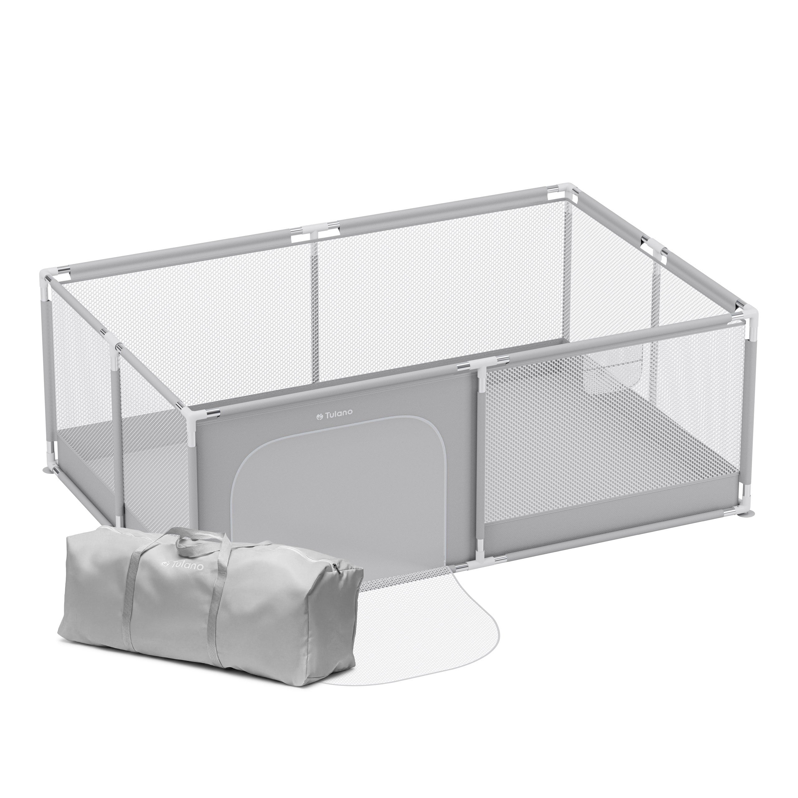 Dětská ohrádka Tulano Cozy 22 Grey - 180 cm