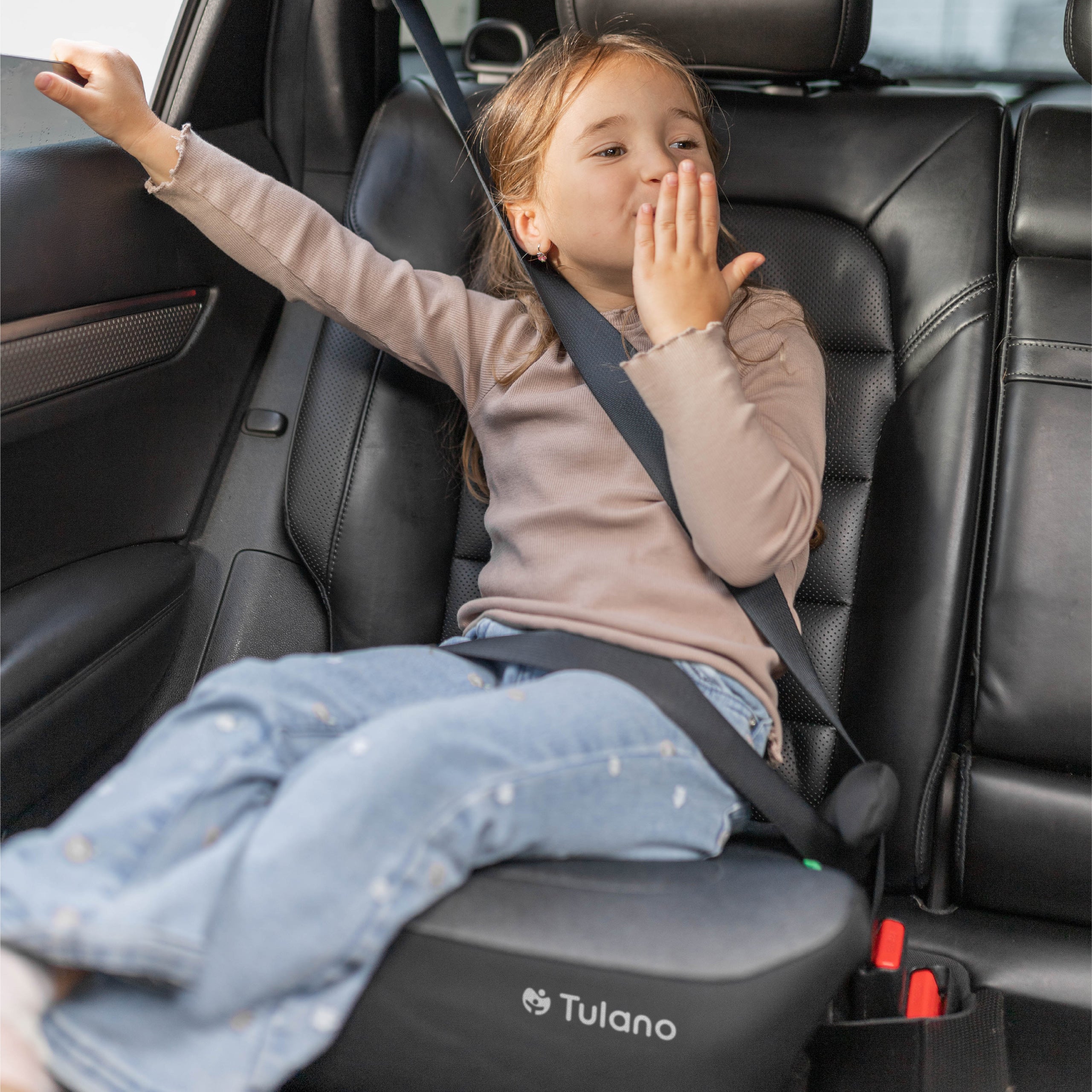 Autosedačka podsedák Tulano Cabby 20 Grey 125-150cm I-Size
