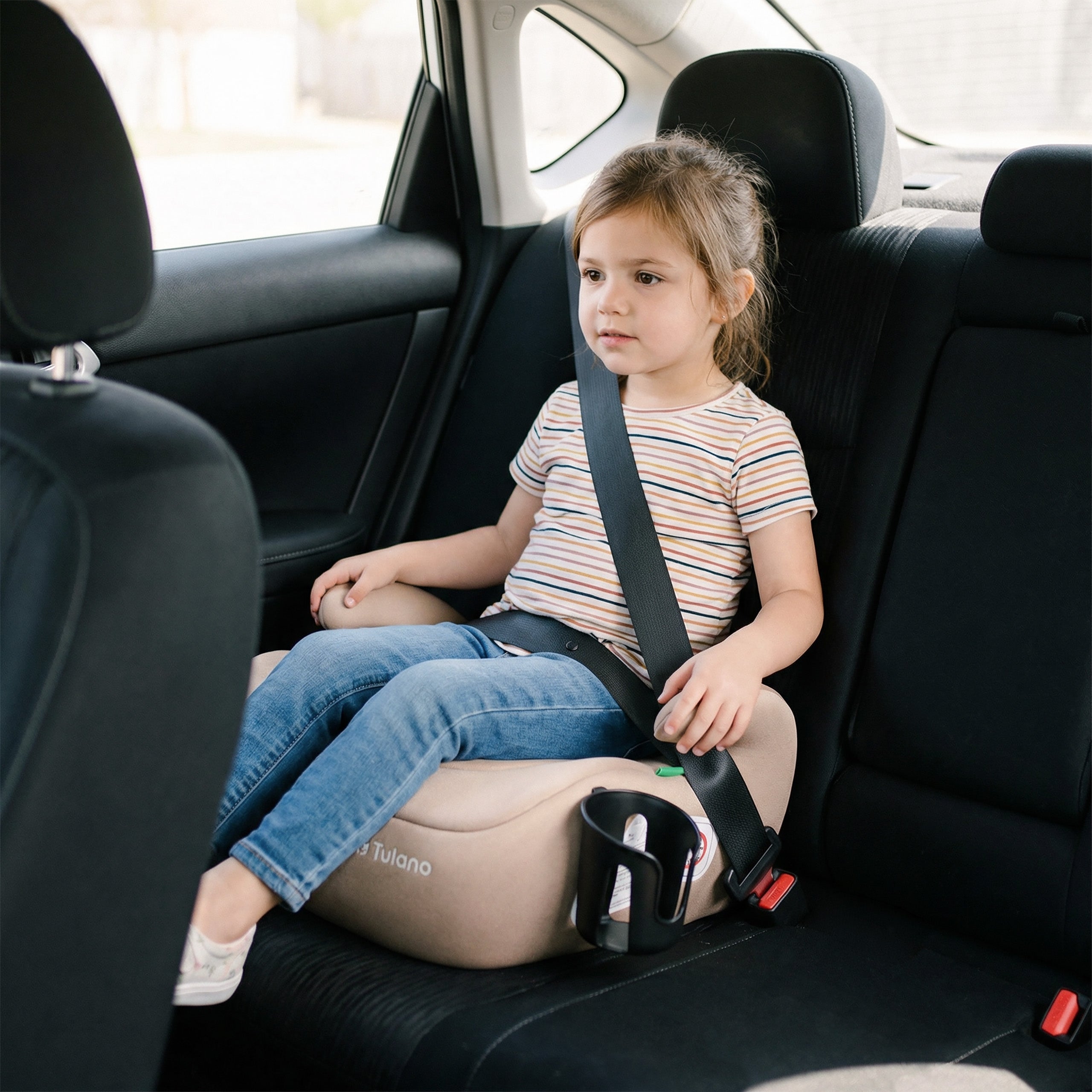 Autosedačka podsedák Tulano Cabby 20 Beige 125-150cm I-Size