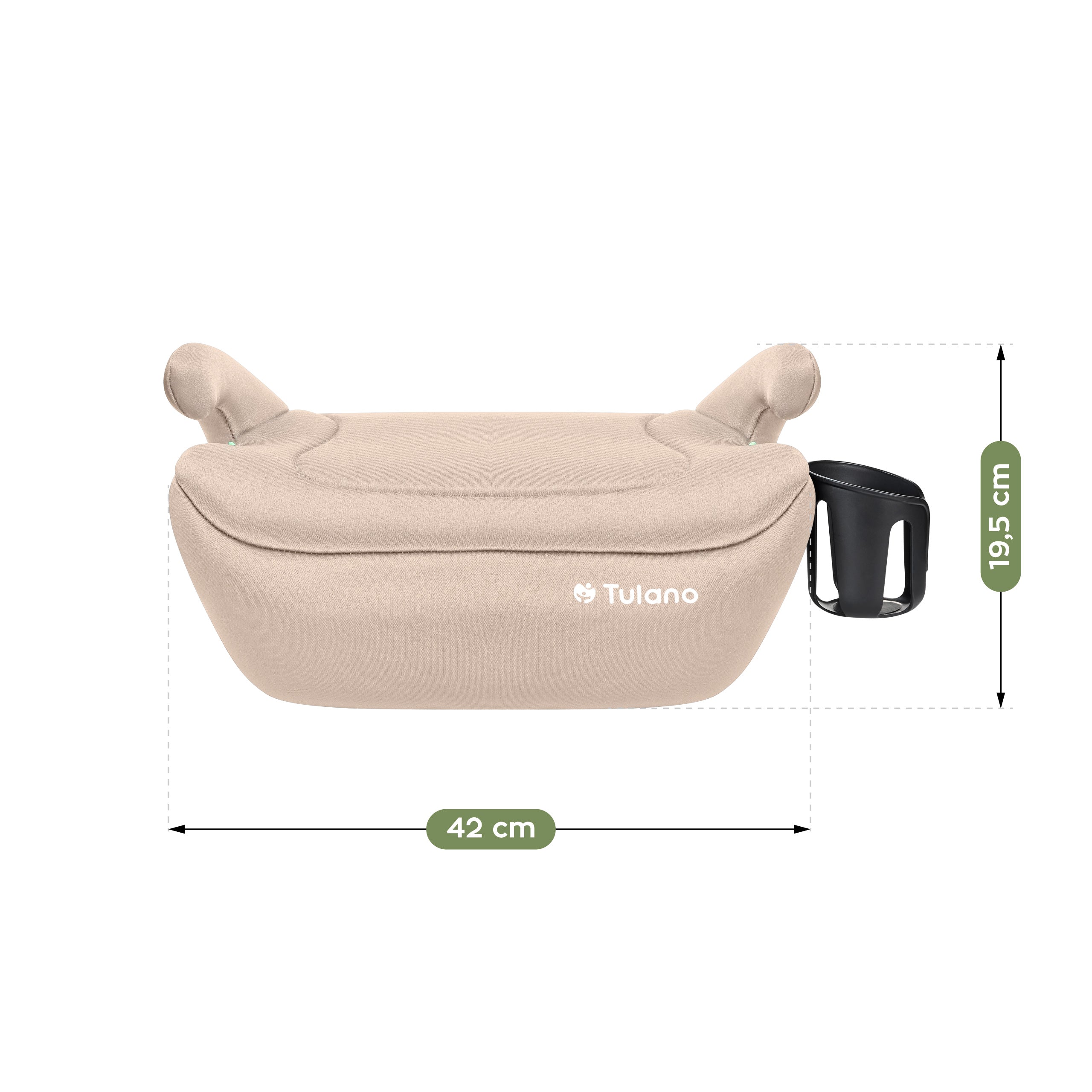 Autosedačka podsedák Tulano Cabby 20 Beige 125-150cm I-Size