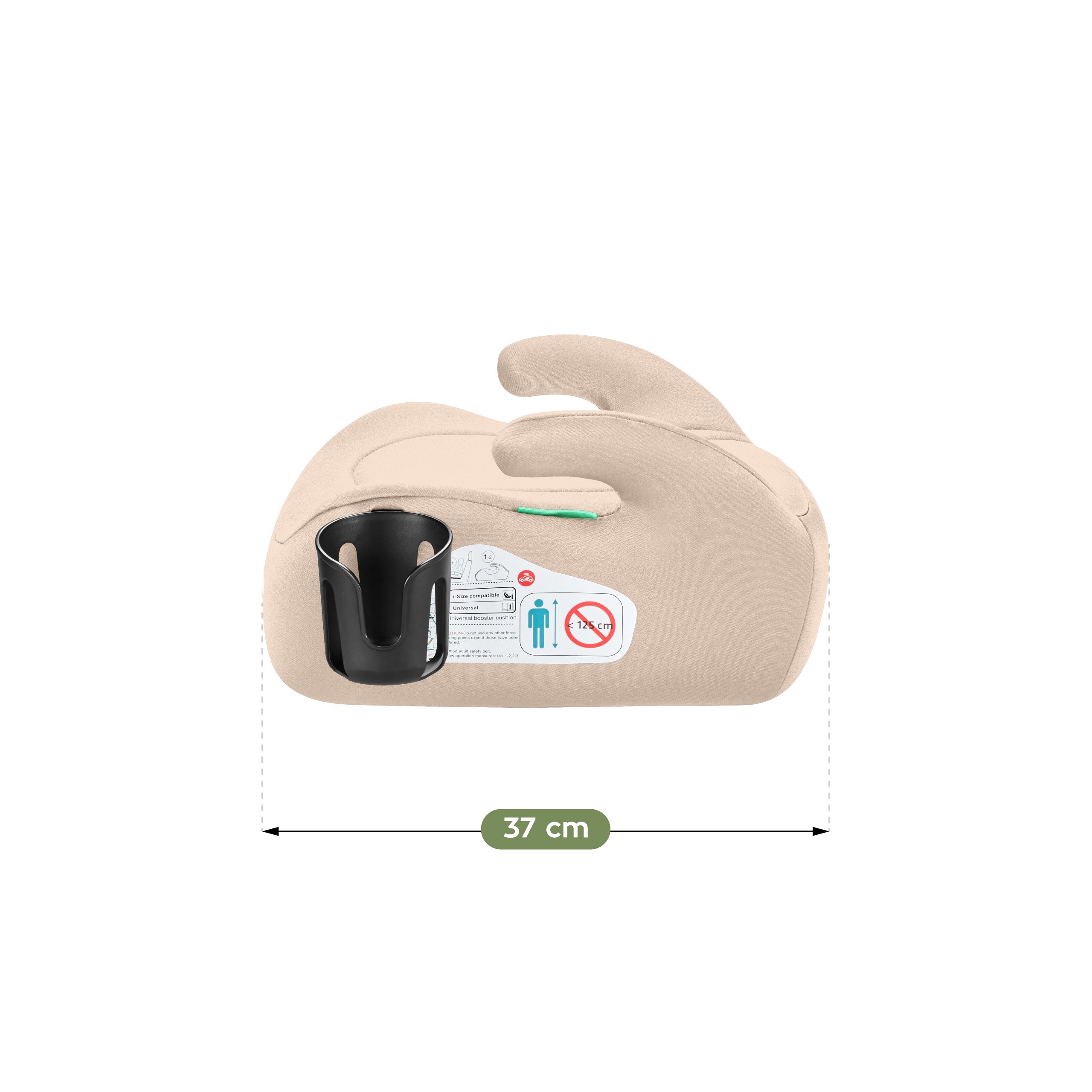 Autosedačka podsedák Tulano Cabby 20 Beige 125-150cm I-Size