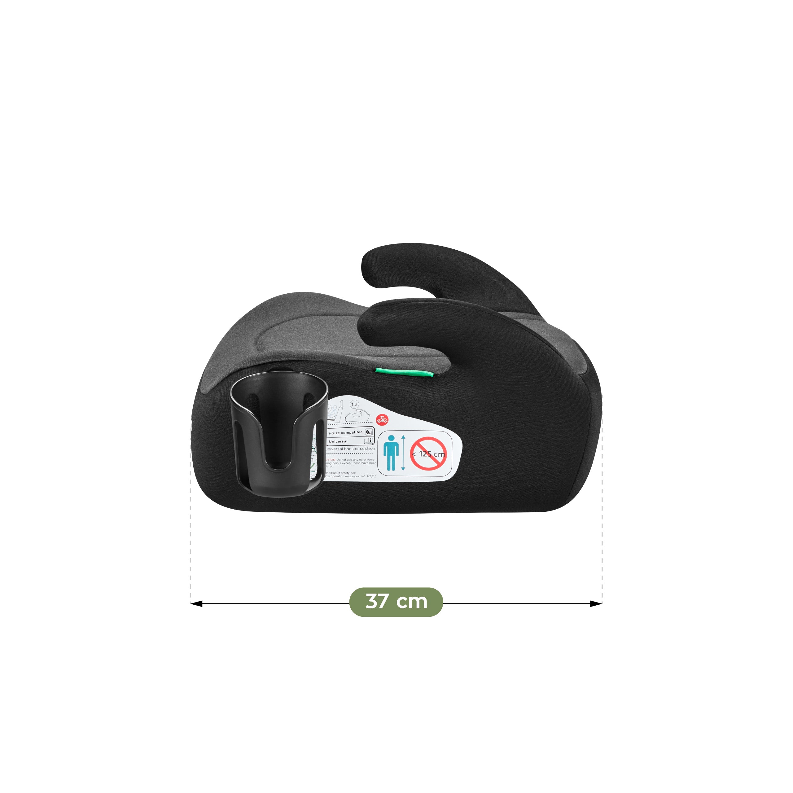 Autosedačka podsedák Tulano Cabby 20 Grey 125-150cm I-Size