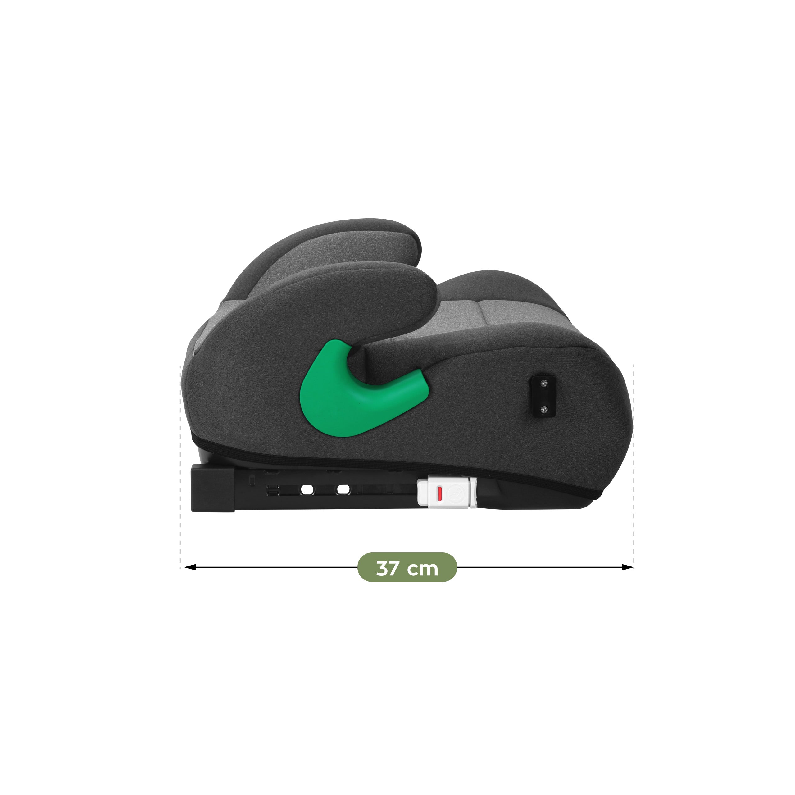 Autosedačka podsedák Tulano Cabby 35 Grey ISOFIX 125-150cm I-Size