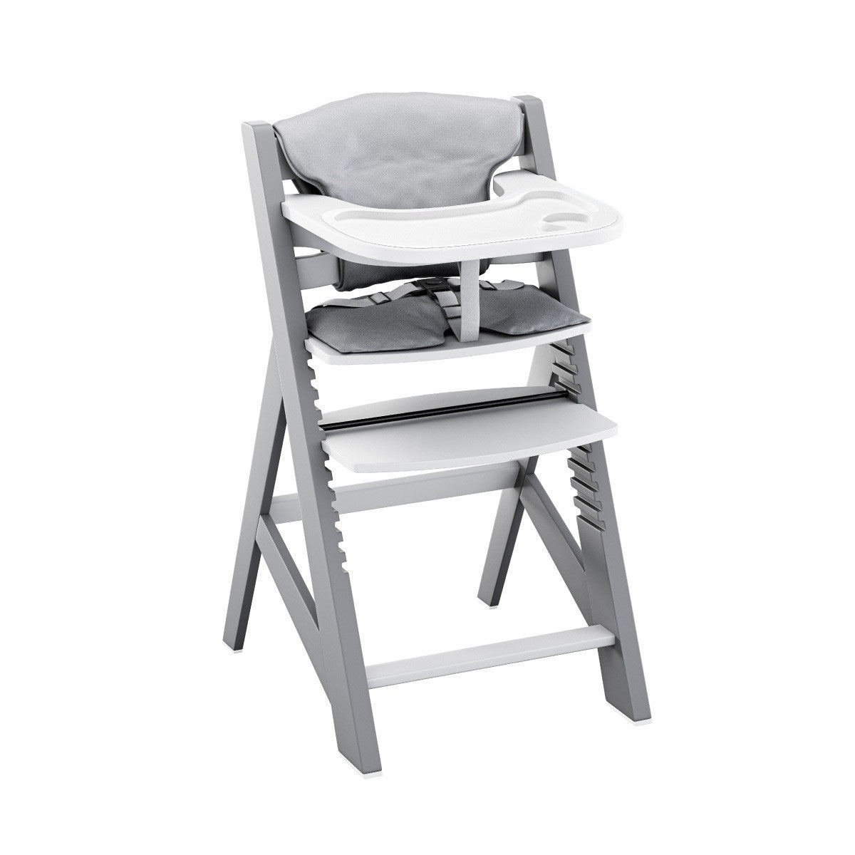 Dřevěná jídelní židle Tulano Morsel 40 Grey-White