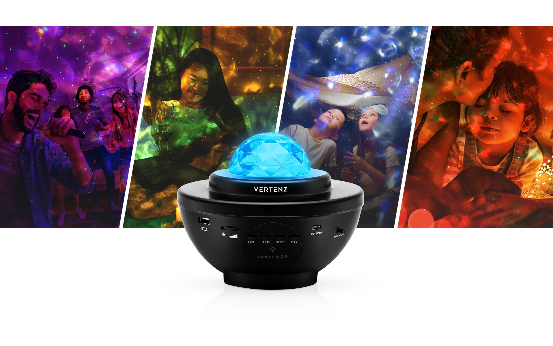 Projektor hvězd VERTENZ Magic 10 Black