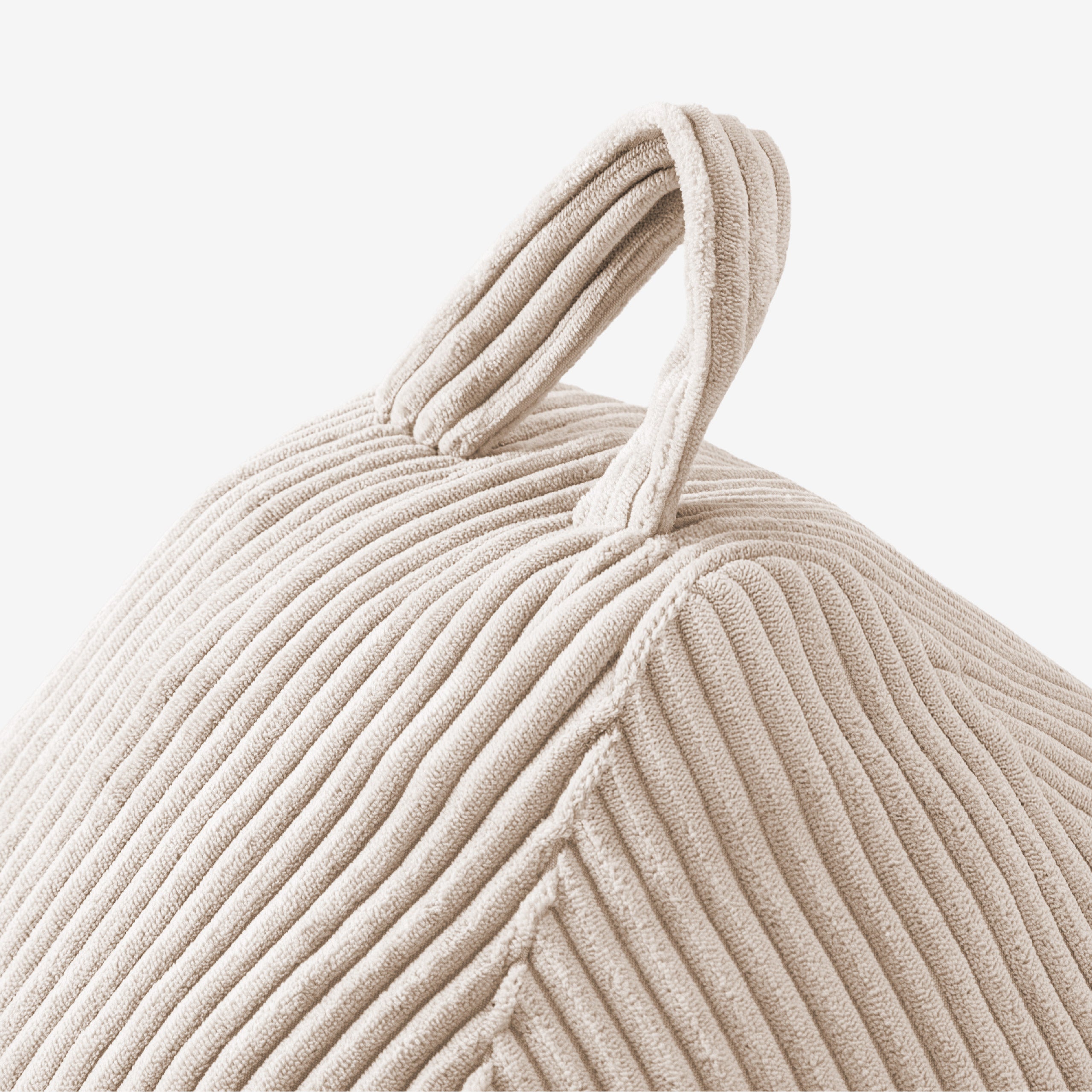 Štruksová sedací pufová souprava béžová Mark Adler Comfy 1.0 Beige