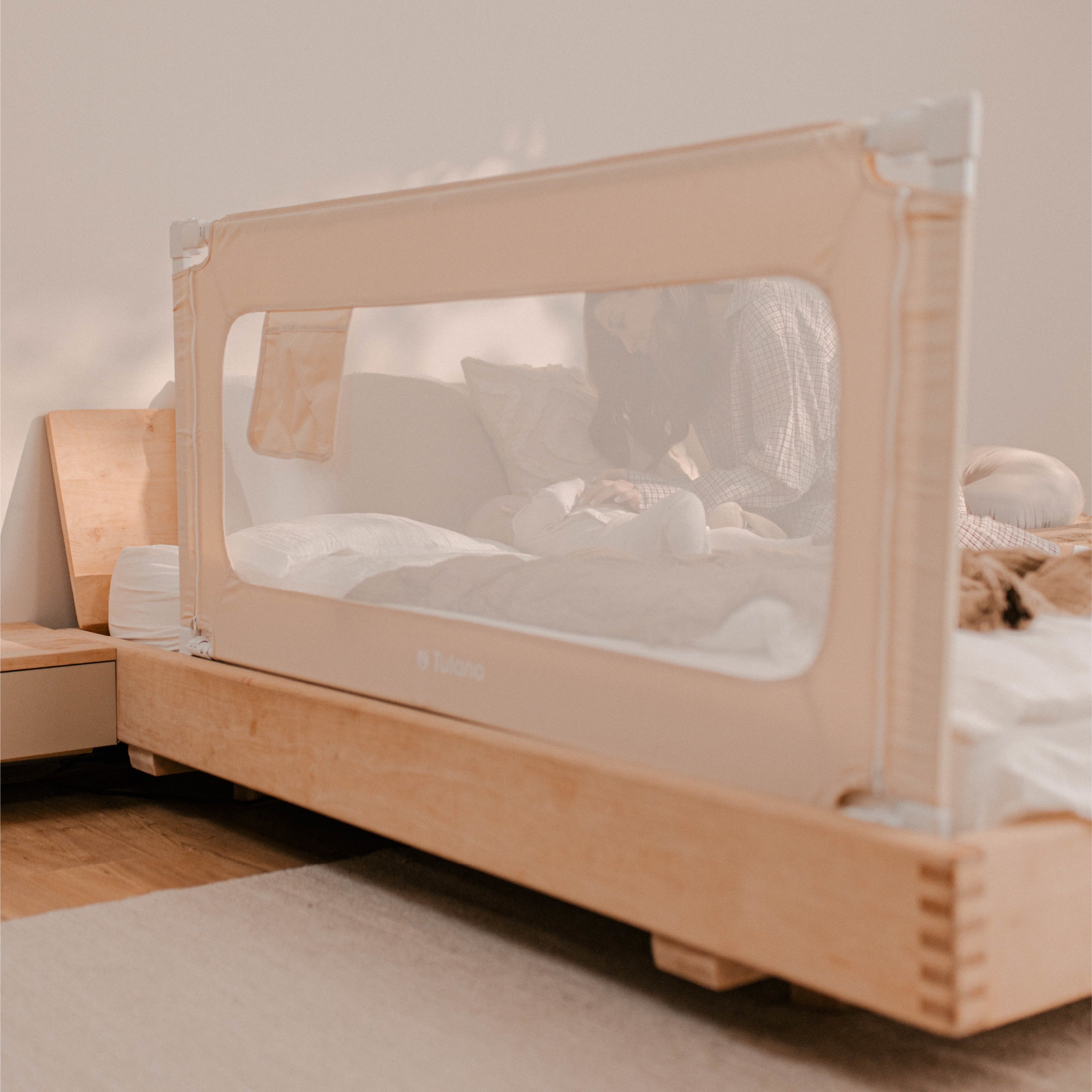 Ochranná zábrana k posteli 160 cm Tulano Cover 46 Beige