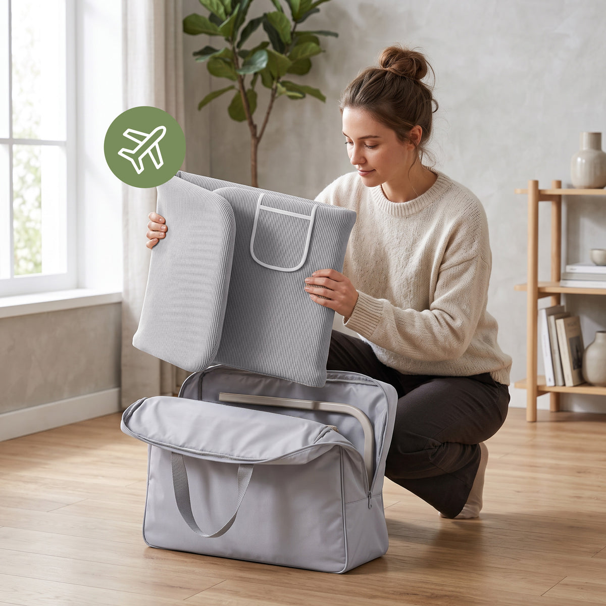 Zábrana na postel 120 cm Cover 50 Grey