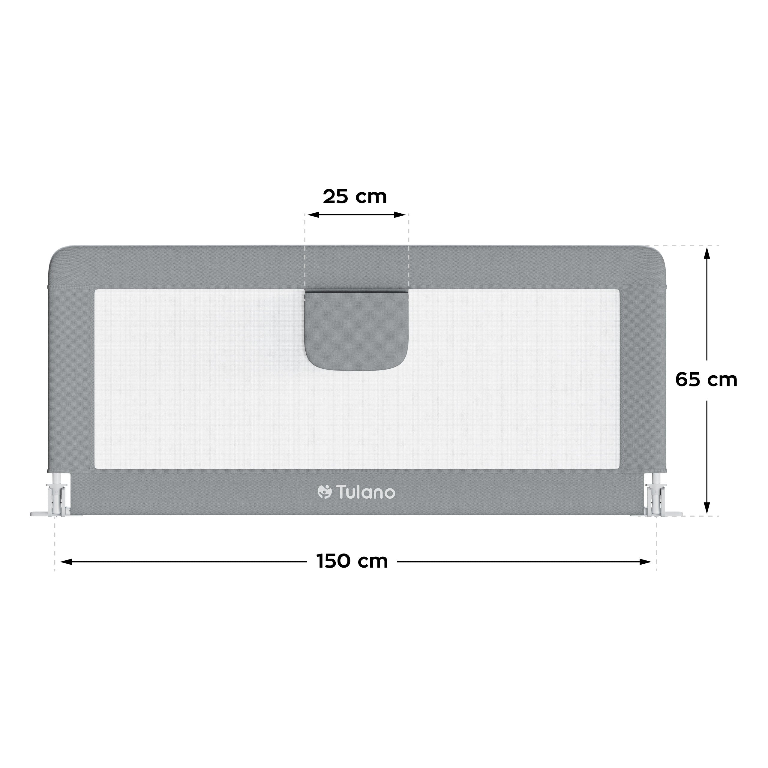 Ochranná zábrana k posteli 150 cm Tulano Cover 15