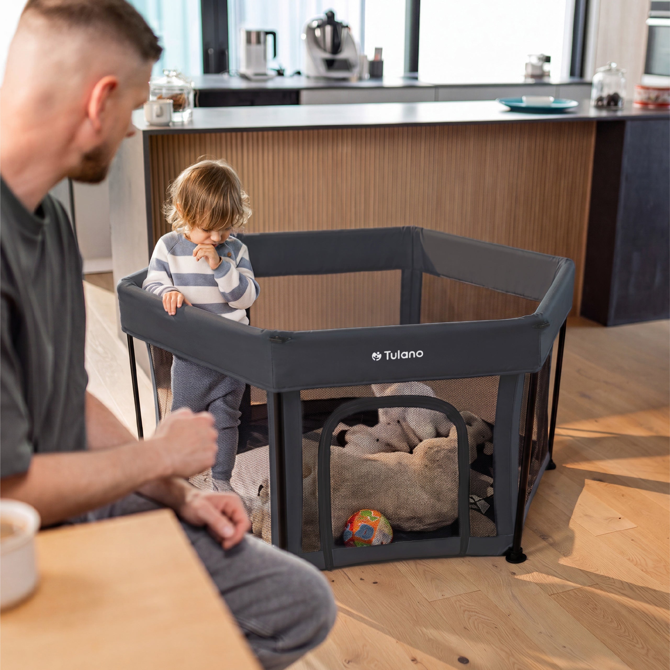 Cestovní postýlka Tulano Cozy 30 Graphite