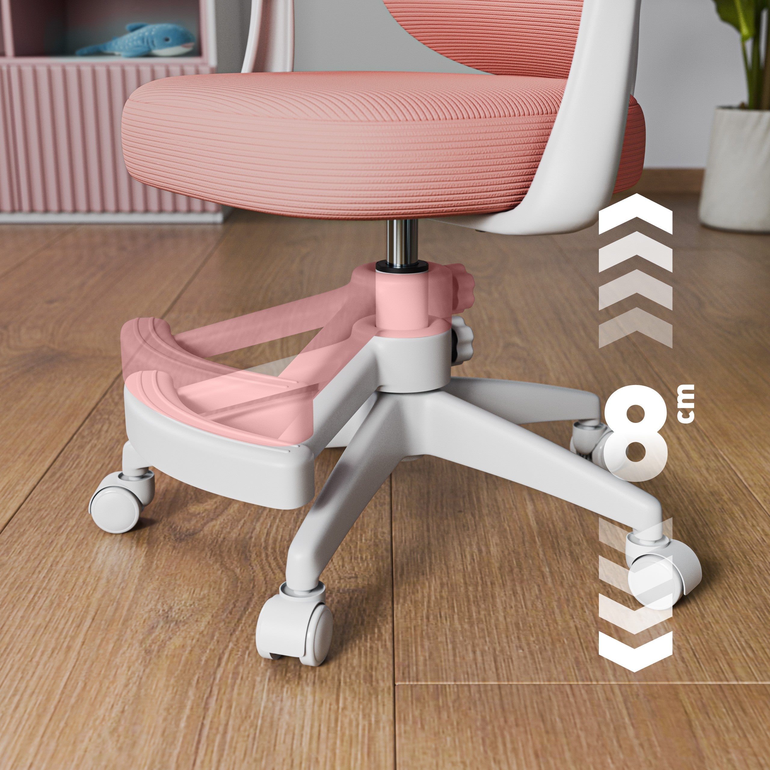 Polohovací židle pro děti Mark Adler Junior 4.5 Pink