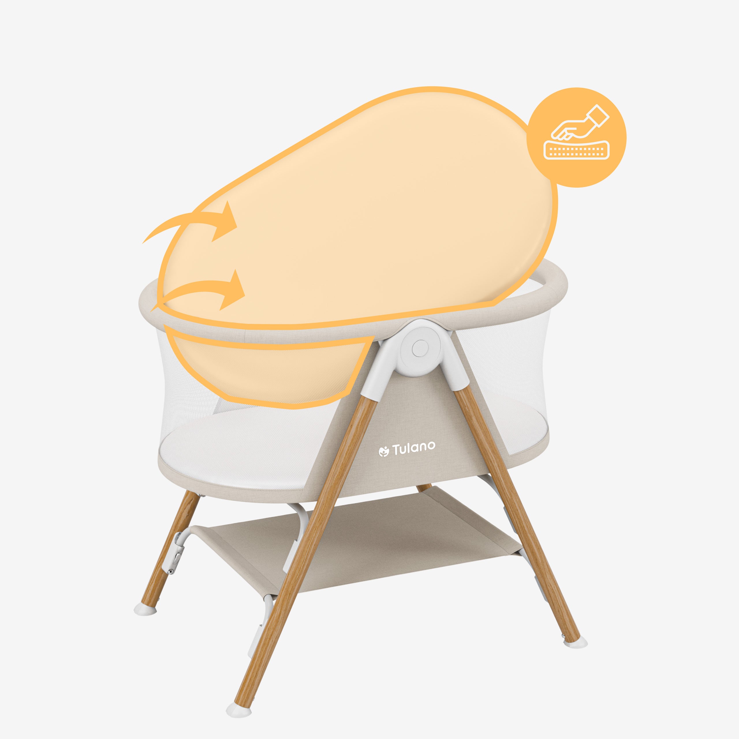 Cestovní postýlka pro děti Tulano Dream 20 Beige