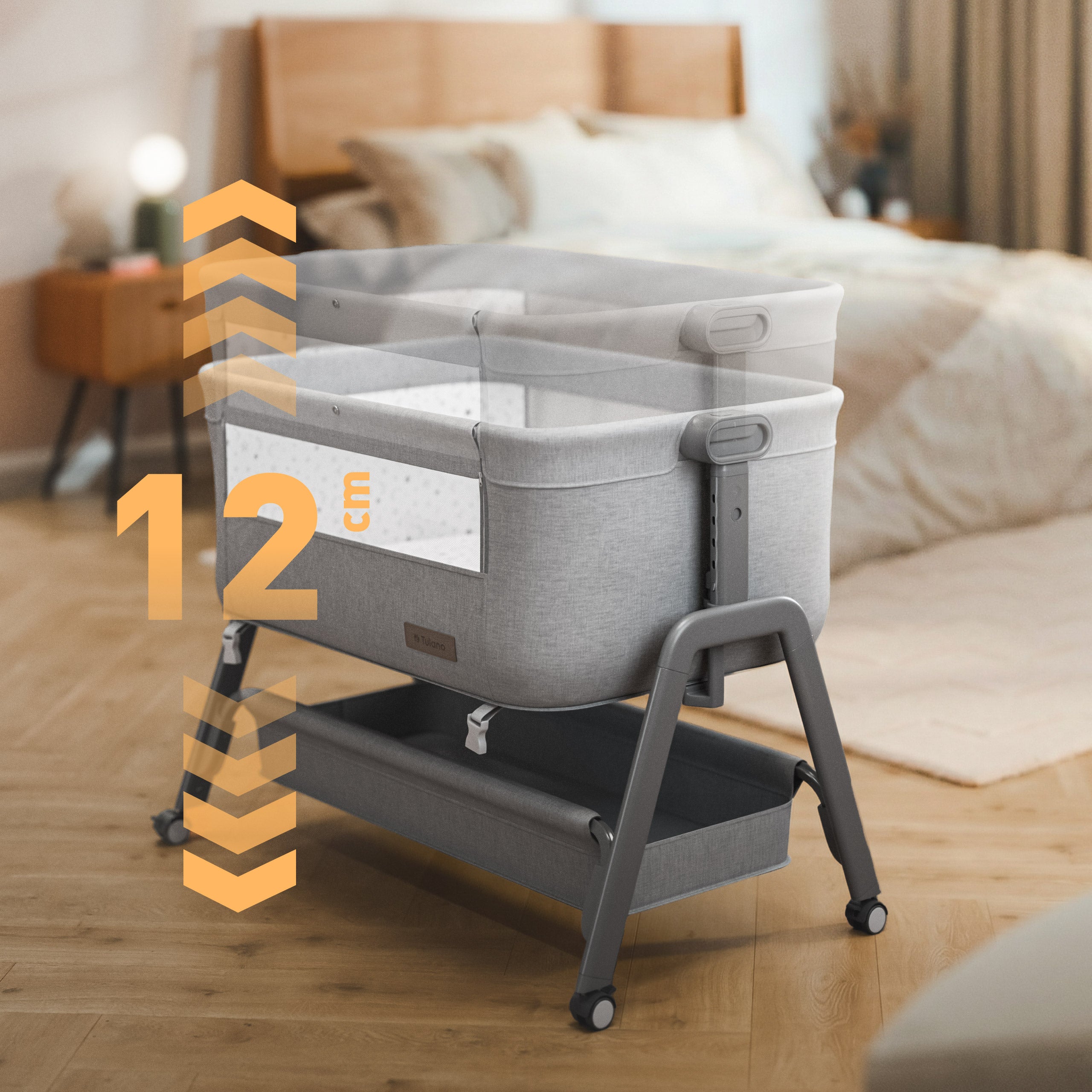 Přistýlka 3v1 Tulano Dream 50 Light-Grey