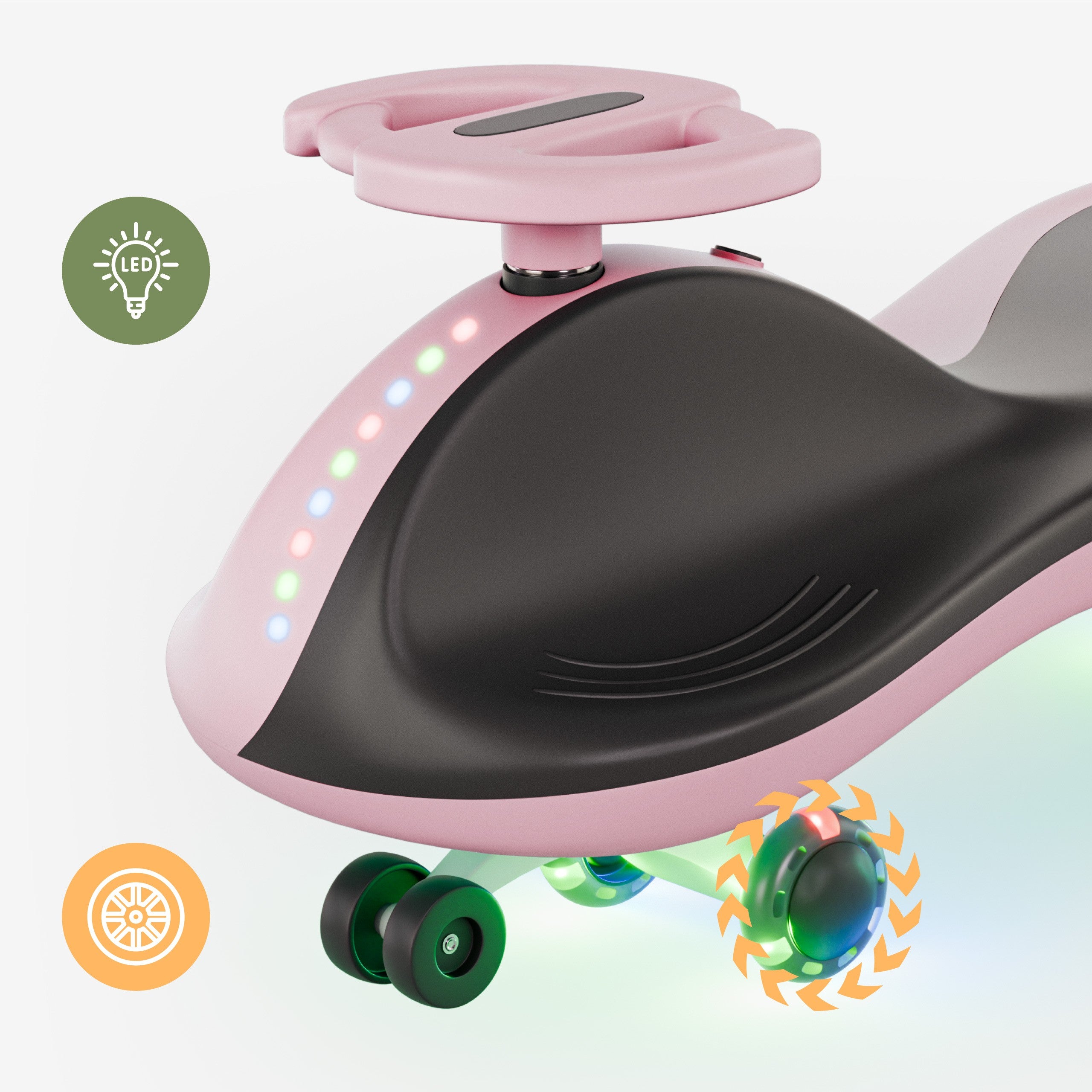 Gravitační odrážedlo pro děti LED Tulano Focus 35 Pink