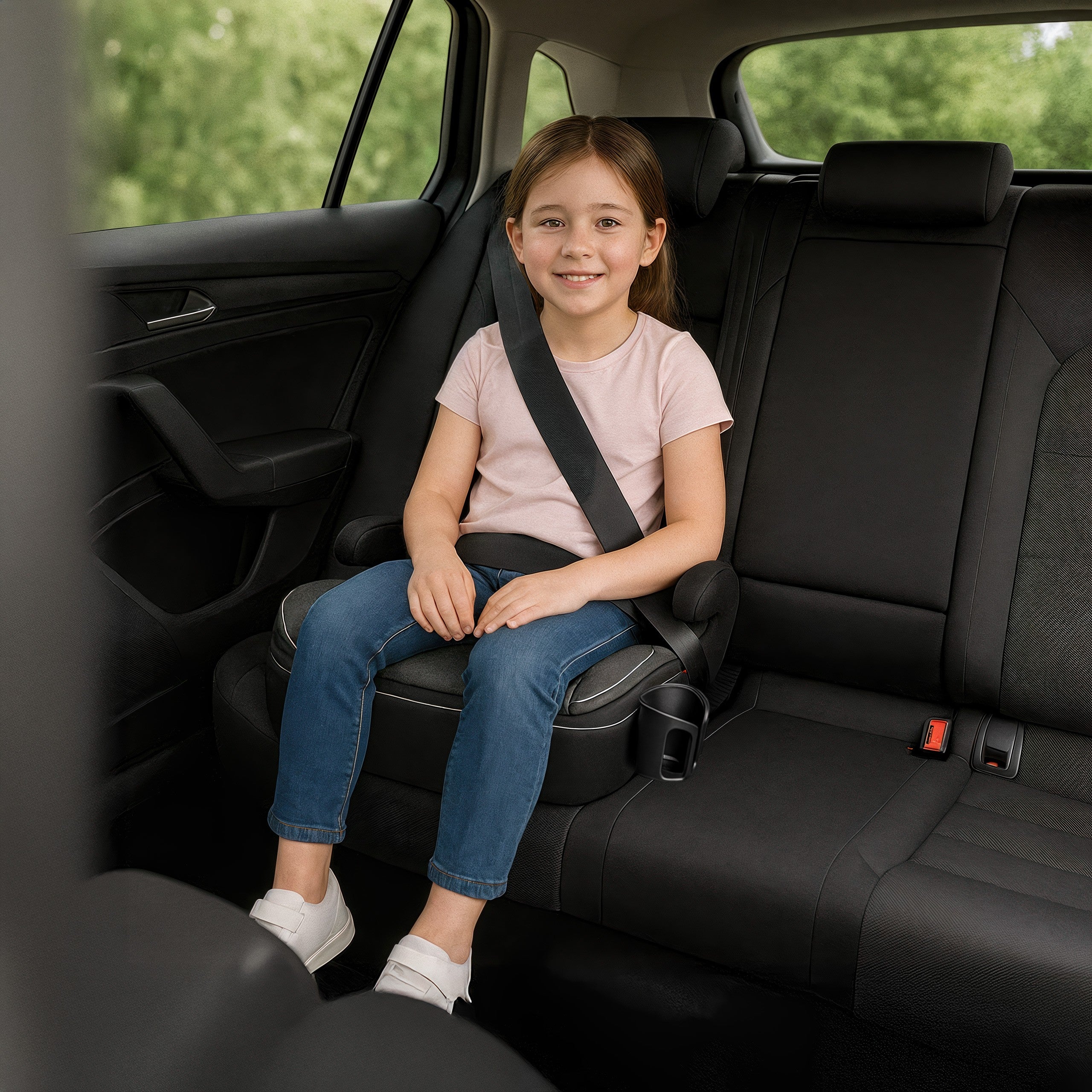 Autosedačka podsedák Tulano Cabby 30 Grey 125-150cm I-Size