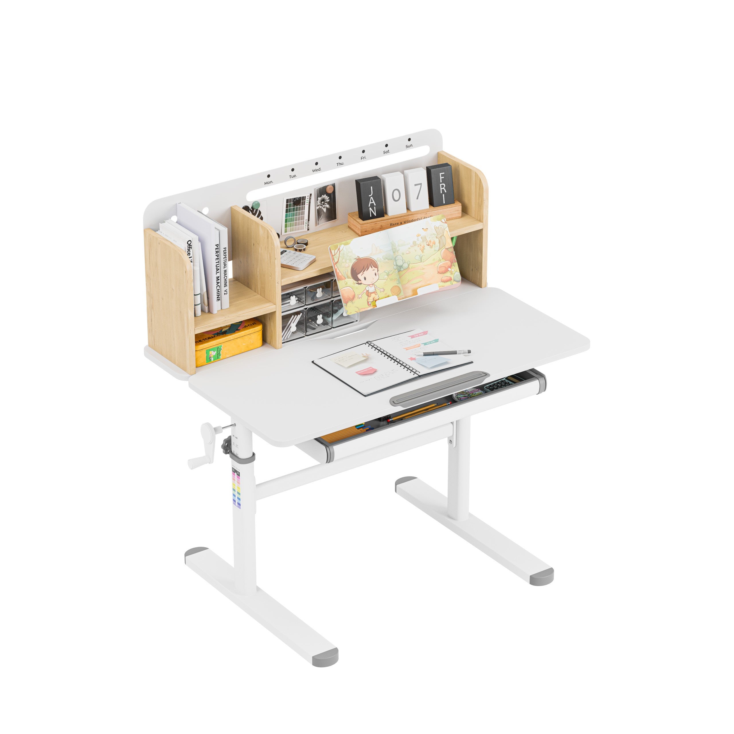 Ergonomický stůl pro děti Mark Adler Study 5.0 Wood 90 cm