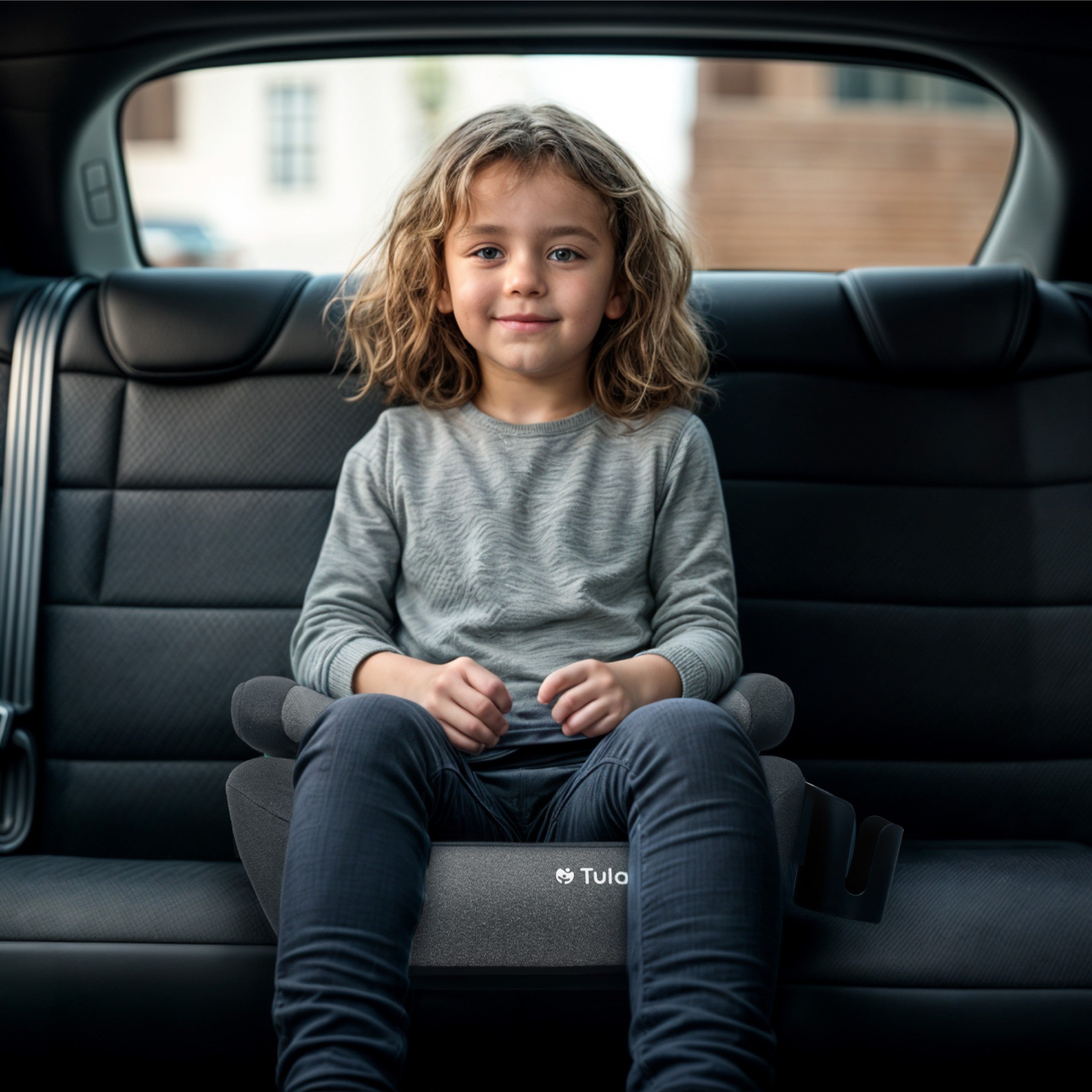 Autosedačka podsedák Tulano Cabby 35 Grey ISOFIX 125-150cm I-Size