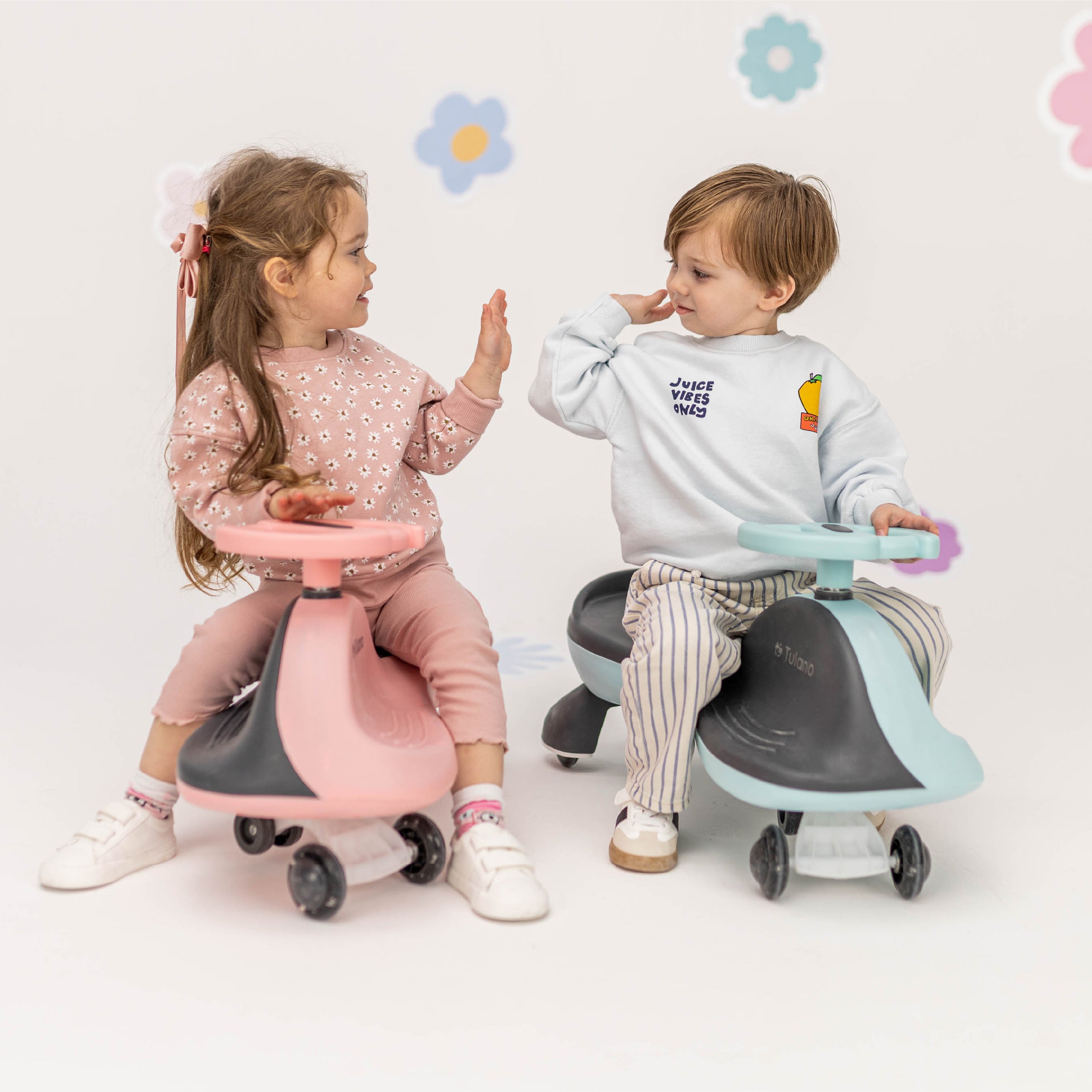 Gravitační odrážedlo pro děti LED Tulano Focus 35 Pink